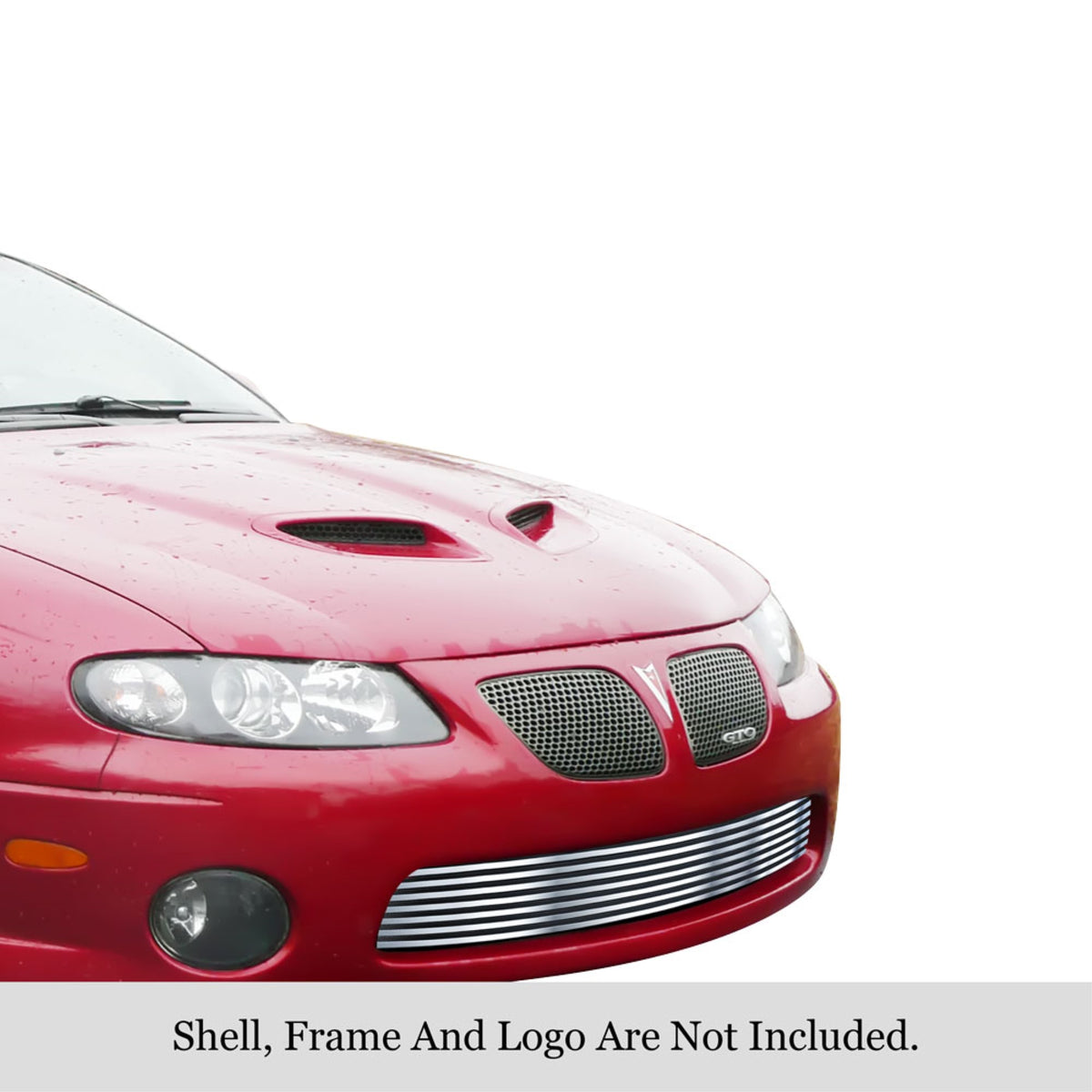 2004-2006 Pontiac Gto (Not For Ra6 Model) 304 Stainless Steel Polished Finish 8X6 Horizontal Billet Stainless Steel Billet Grille
