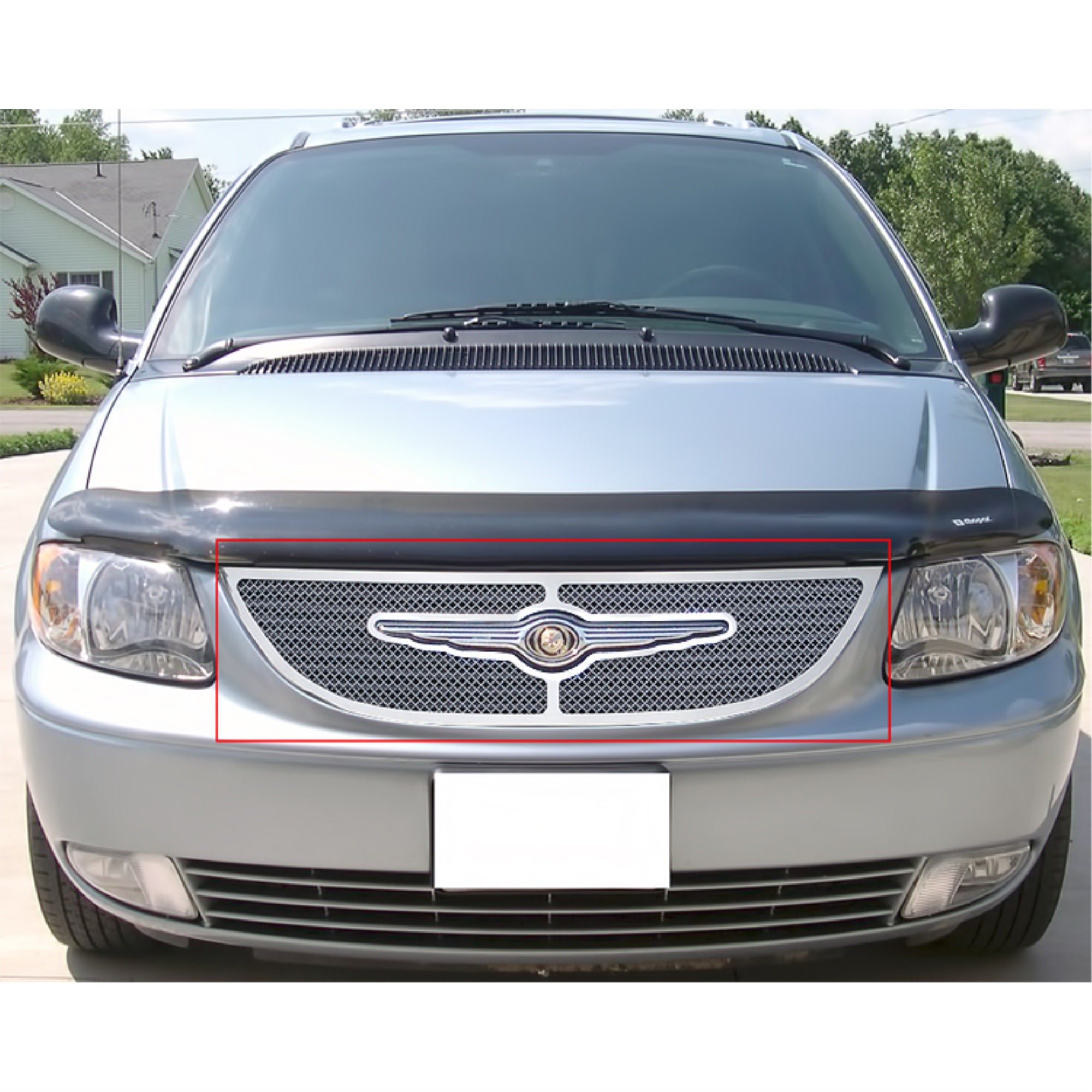 2001-2004 Chrysler Town & Country Stainless Steel Polished Finish 1.8 Mm Wire Mesh Mesh Grille