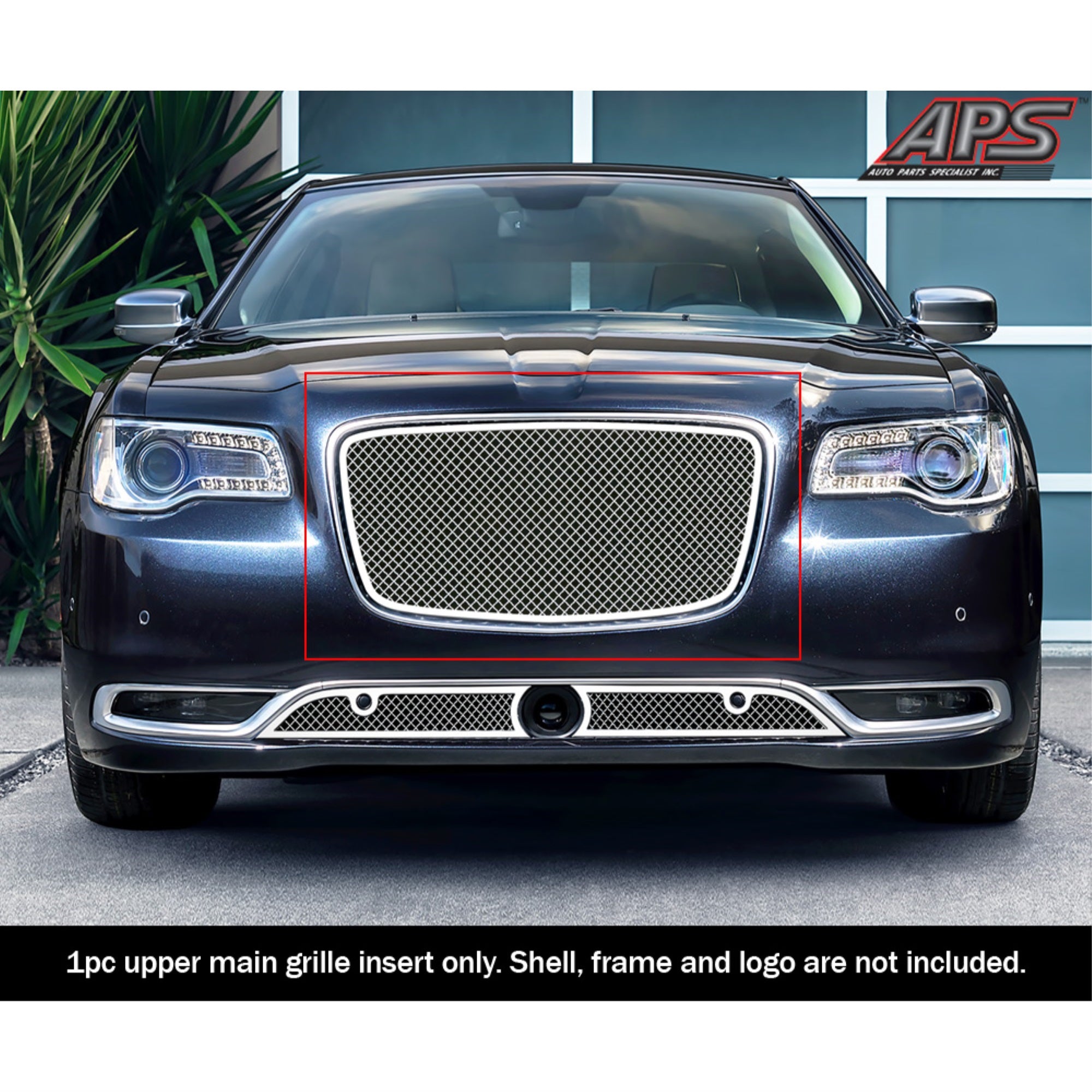 2015-2021 Chrysler 300C/2015-2021 Chrysler 300S Stainless Steel Polished Finish 2.5 Mm Wire Mesh Mesh Grille