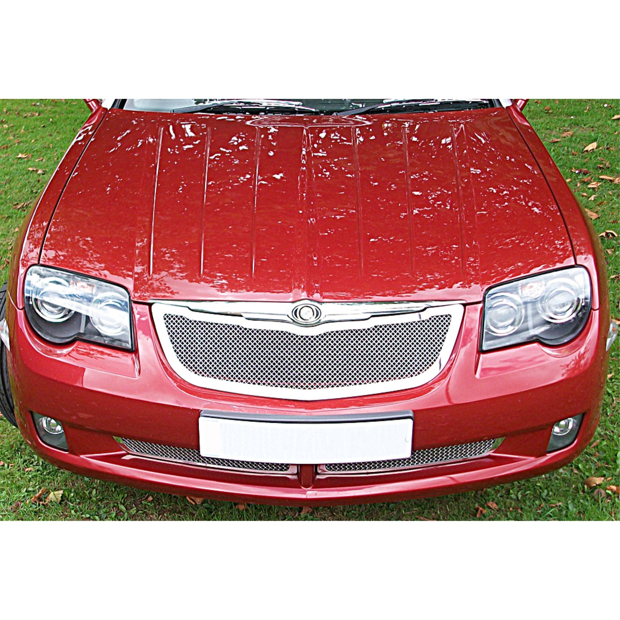 2004-2008 Chrysler Crossfire Stainless Steel Polished Finish 1.8 Mm Wire Mesh Mesh Grille