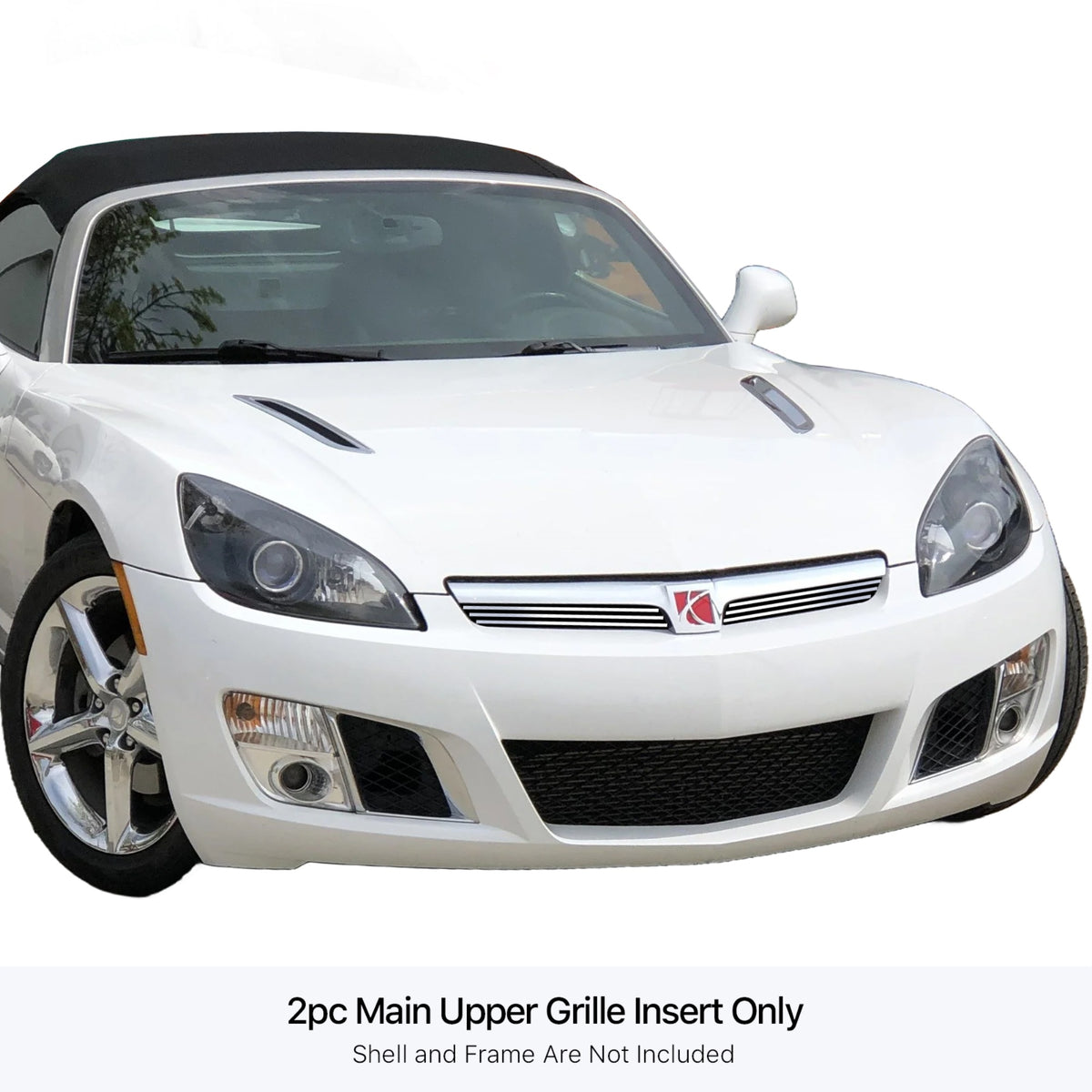 Stainless Steel Main Upper Stainless Steel Billet Grille 2007-2009 Saturn Sky Red Line