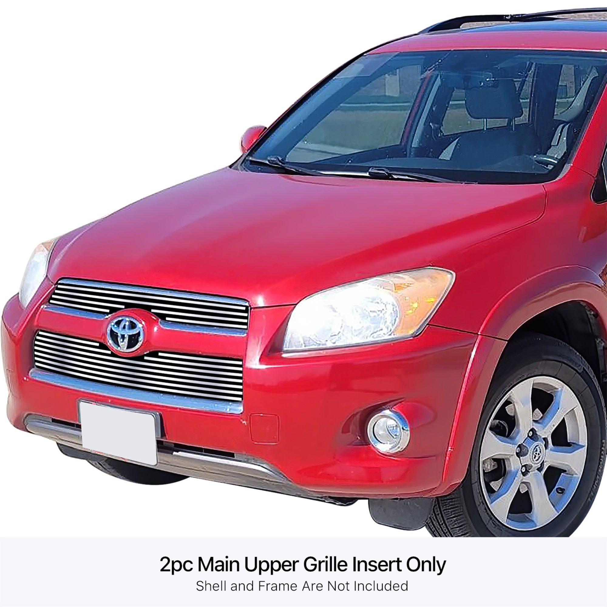 Stainless Steel Main Upper Stainless Steel Billet Grille 2009-2012 Toyota Rav4 Limited