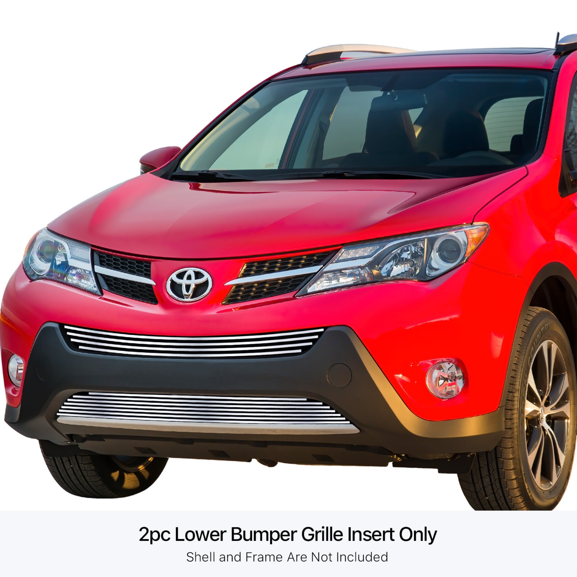 Stainless Steel Lower Bumper Stainless Steel Billet Grille 2013-2015 Toyota RAV4