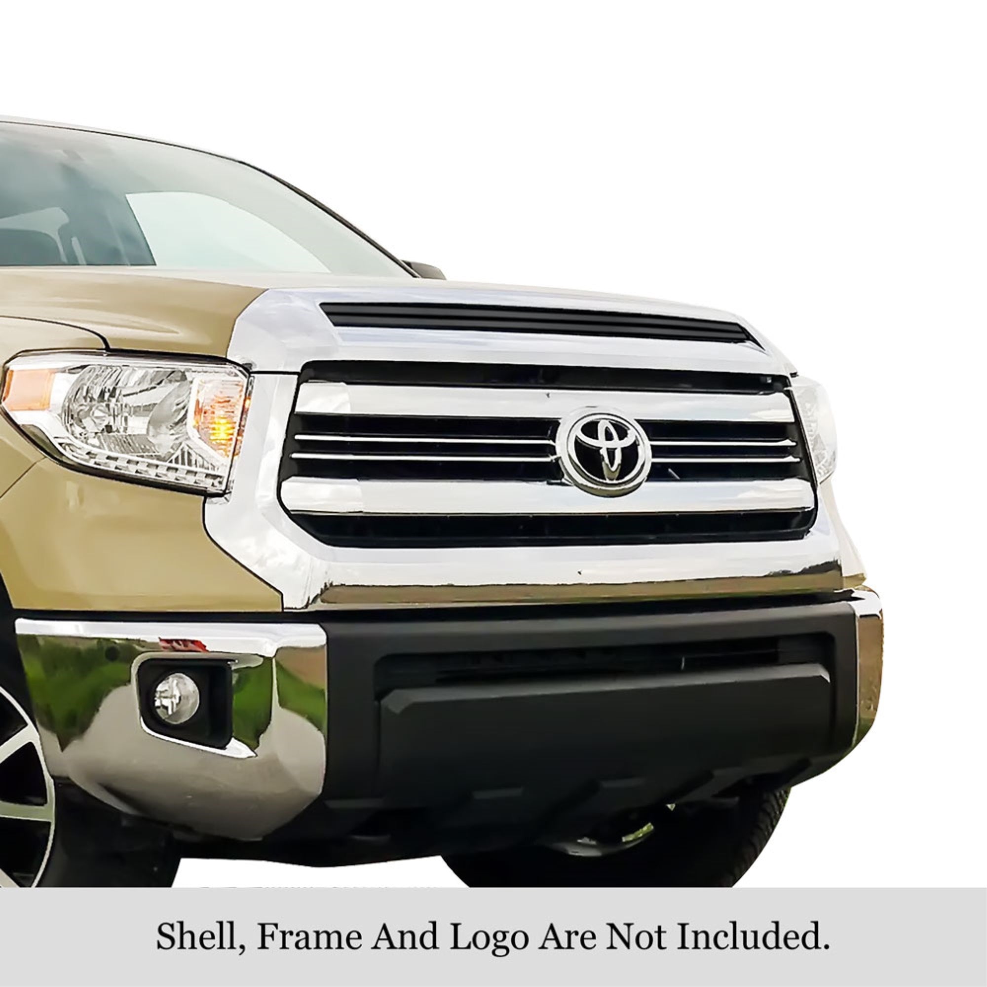 2014-2021 Toyota Tundra Stainless Steel Black Powder Coated Finish 8X6 Horizontal Billet Black Stainless Steel Billet Grille