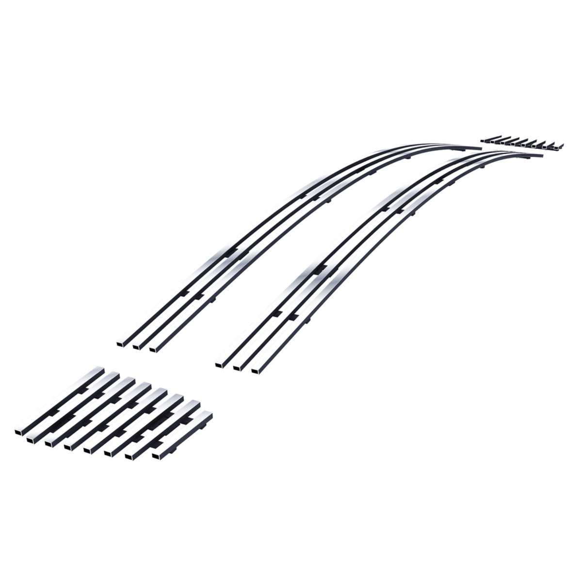 2007-2013 Scion Xd 8X6 Horizontal Billet Stainless Steel Billet Grille