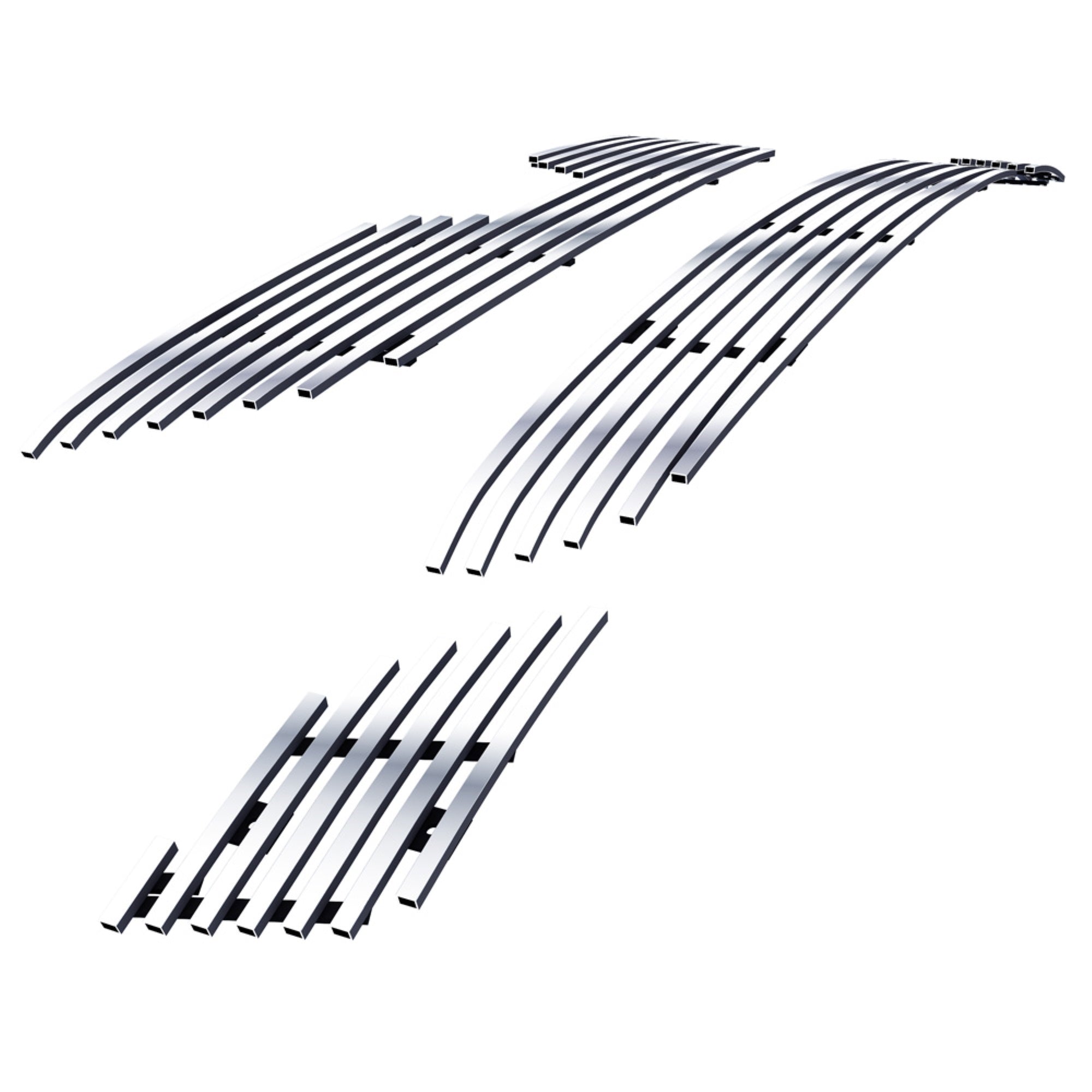 2009-2010 Toyota Corolla 8X6 HORIZONTAL BILLET Stainless Steel Billet Grille