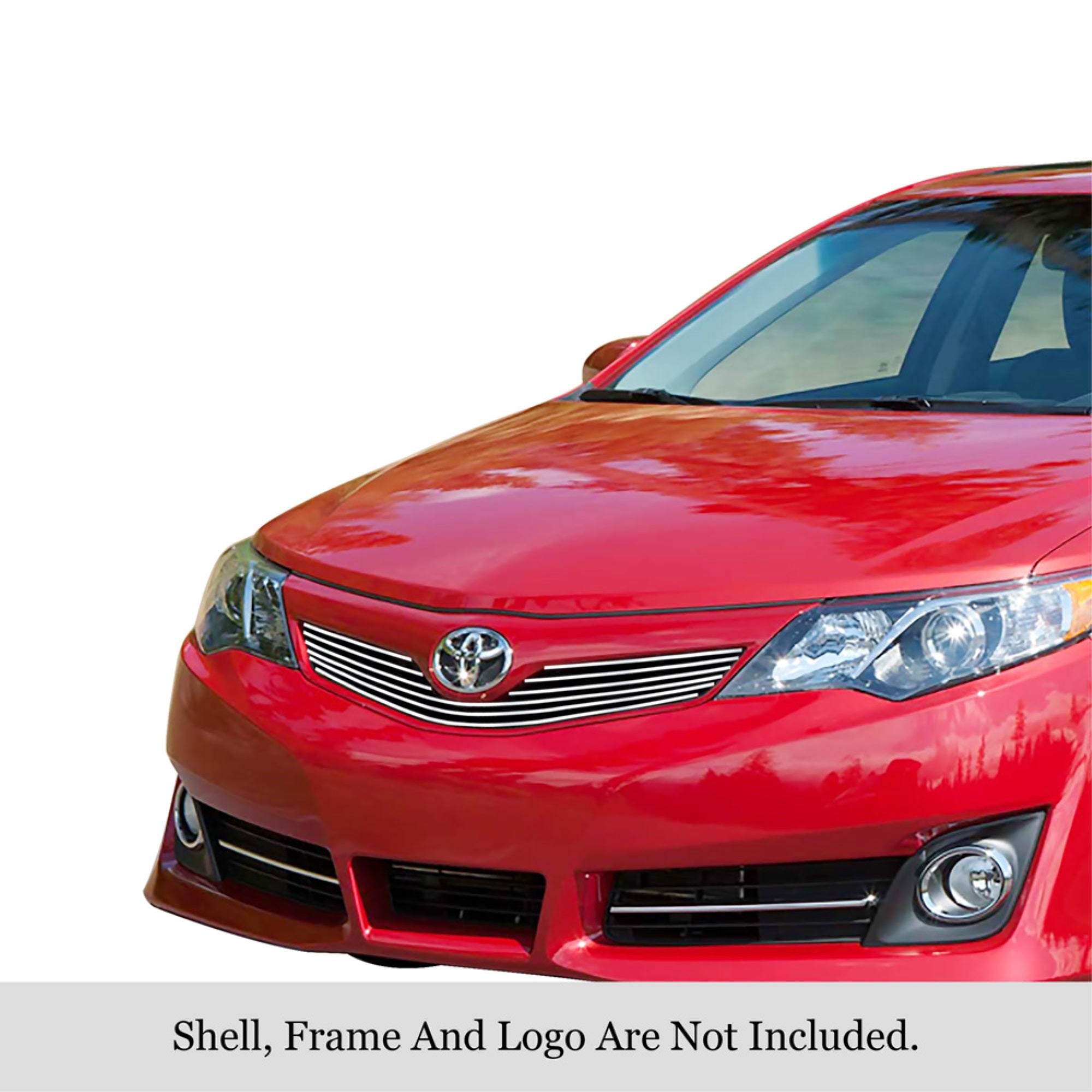 2012-2014 Toyota Camry Se 304 Stainless Steel Polished Finish Horizontal Billet Stainless Steel Billet Grille