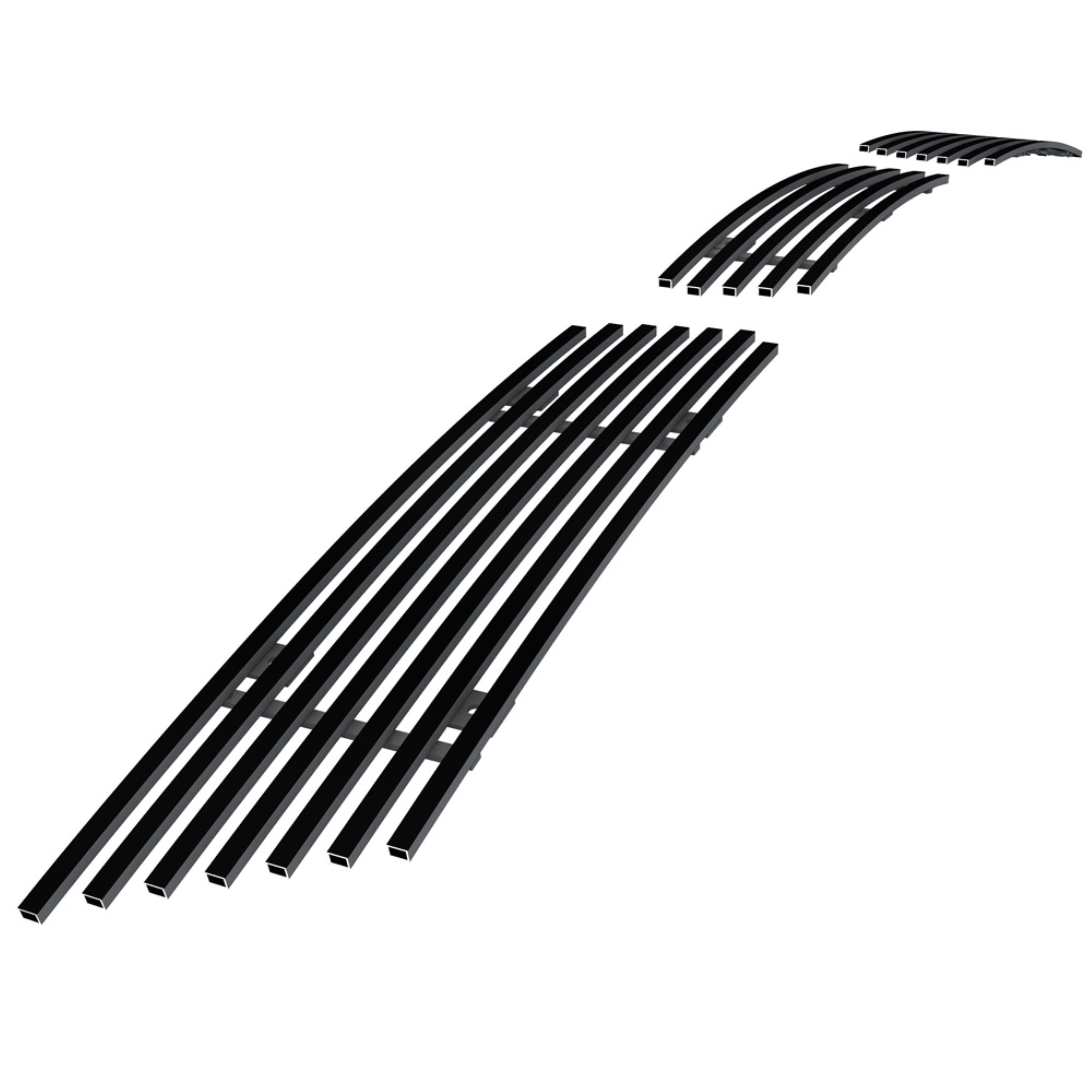 2012-2014 Toyota Camry SE 8X6 HORIZONTAL BILLET Black Stainless Steel Billet Grille
