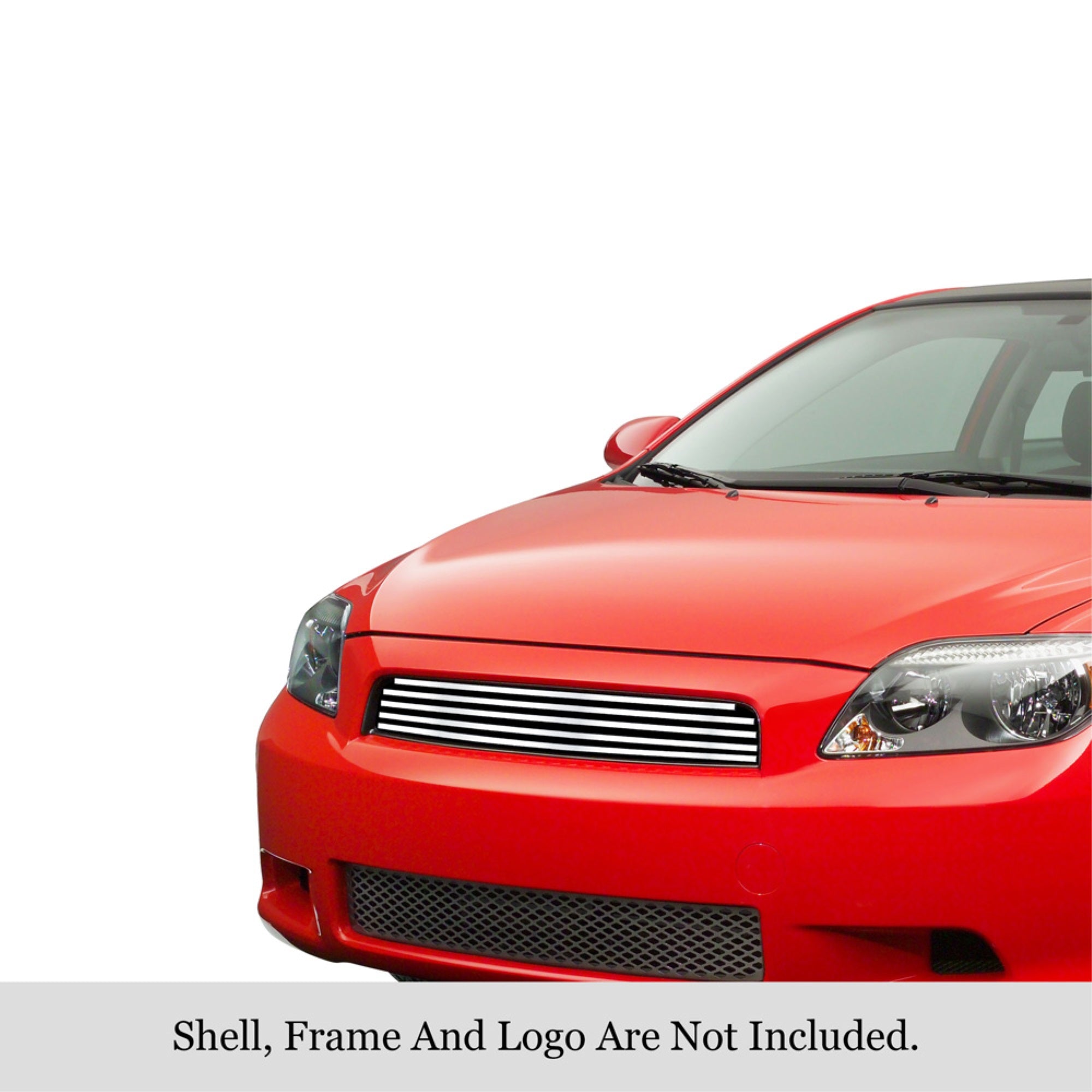 2005-2010 Scion Tc 304 Stainless Steel Polished Finish 8X6 Horizontal Billet Stainless Steel Billet Grille