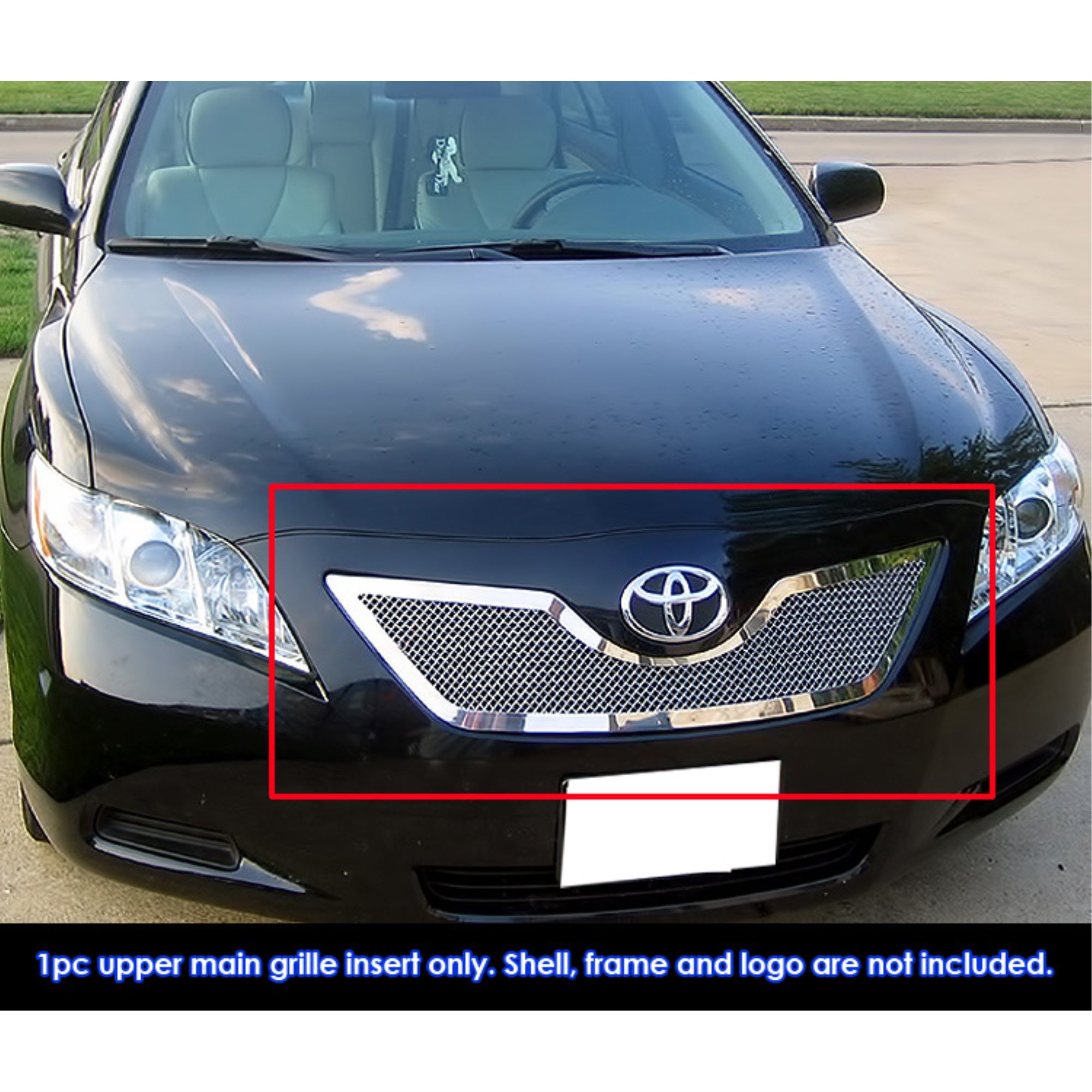 2007-2009 Toyota Camry Stainless Steel Polished Finish 1.8 Mm Wire Mesh Mesh Grille