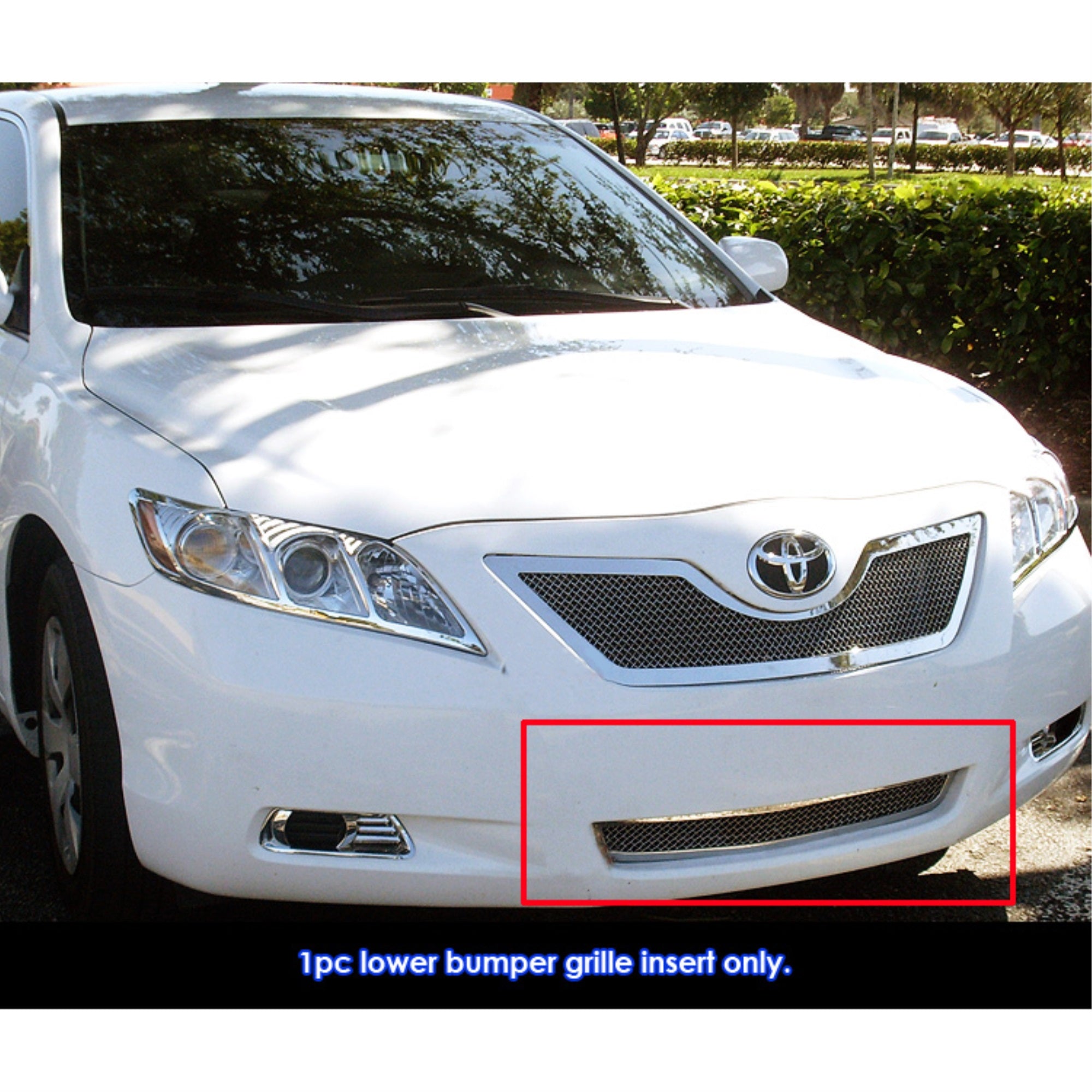 2007-2009 Toyota Camry Not For Se Stainless Steel Polished Finish 1.8 Mm Wire Mesh Mesh Grille