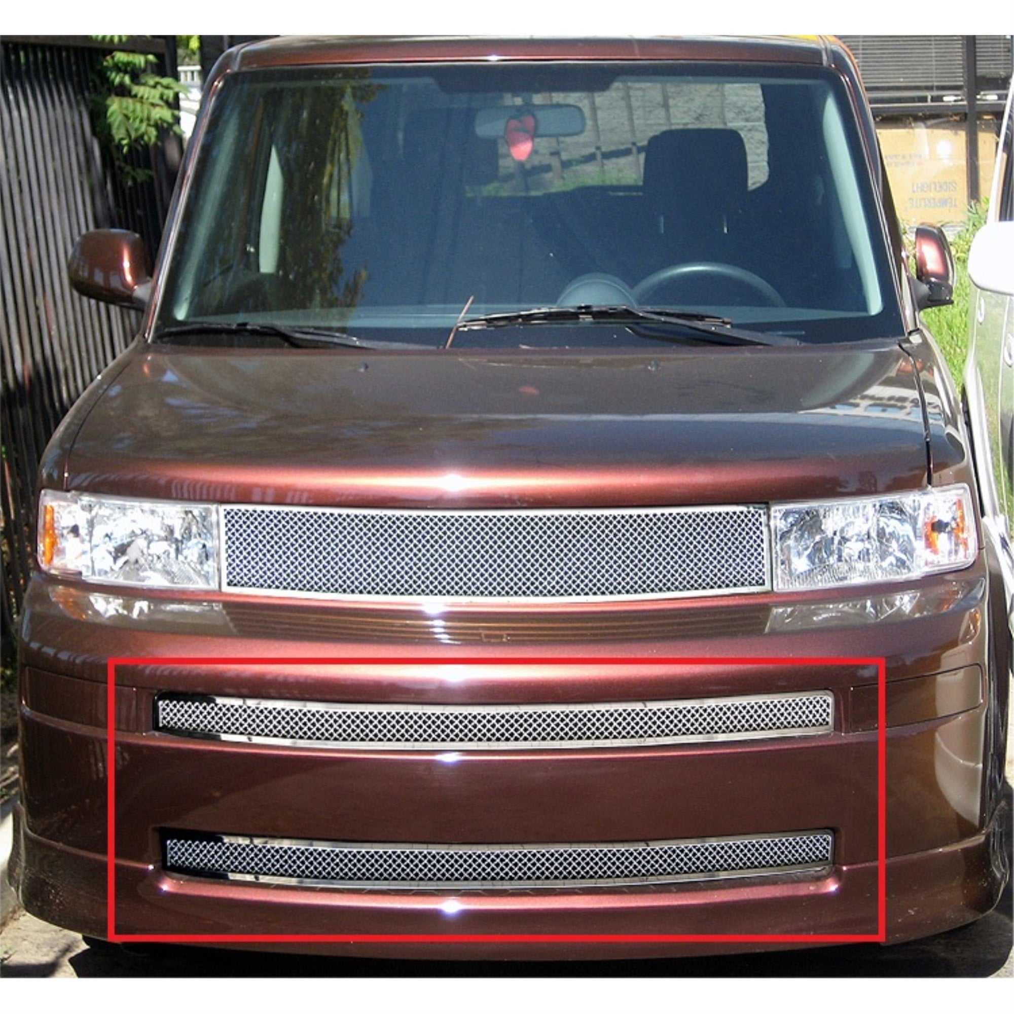 2003-2007 Scion Xb Stainless Steel Polished Finish 1.8 Mm Wire Mesh Mesh Grille