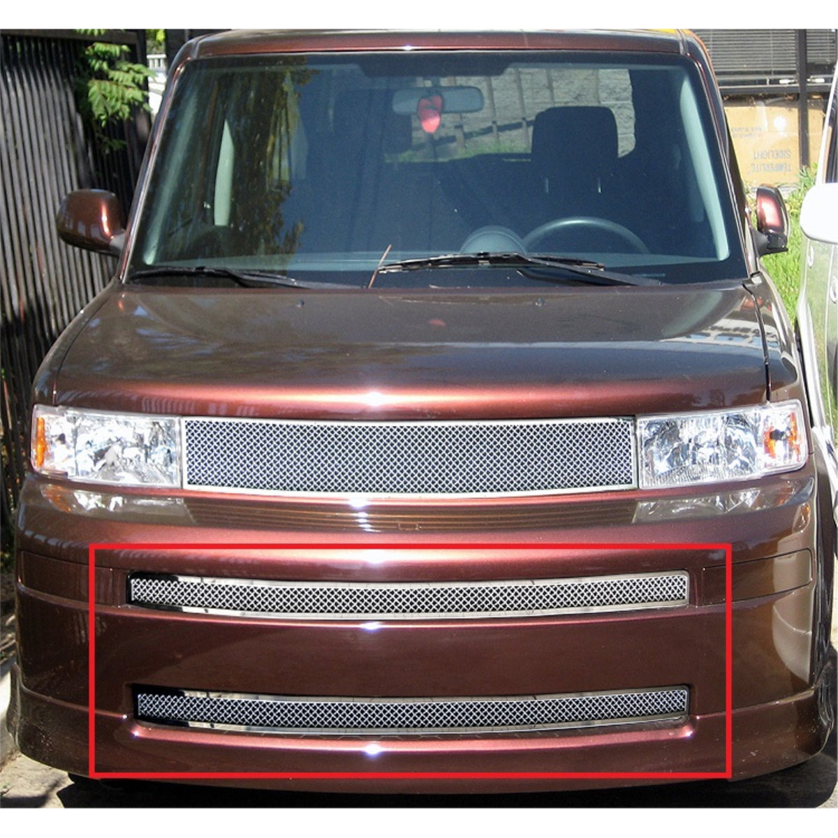 2003-2007 Scion Xb Stainless Steel Polished Finish 1.8 Mm Wire Mesh Mesh Grille