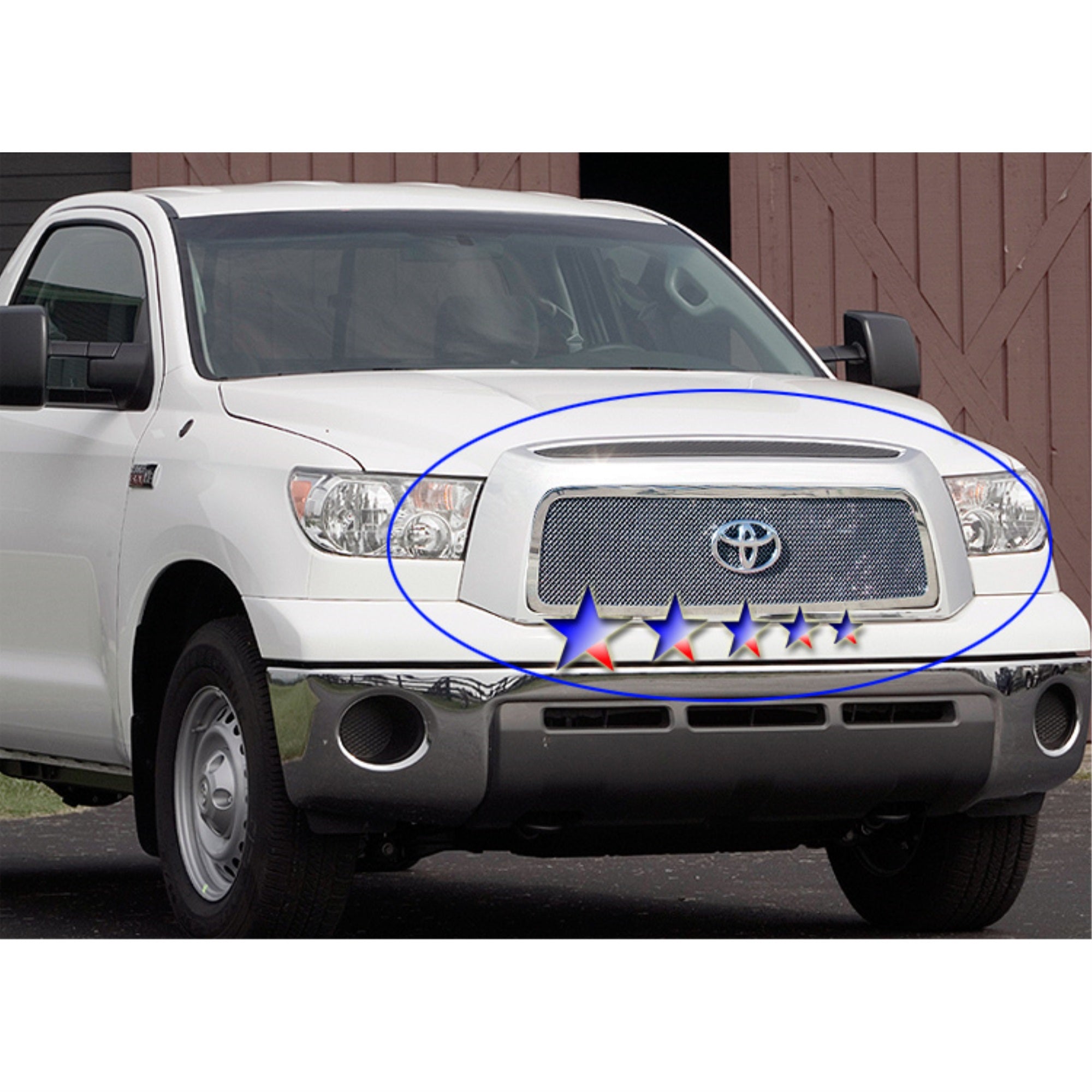 Stainless Steel Main Upper Mesh Grille 2007-2009 Toyota Tundra