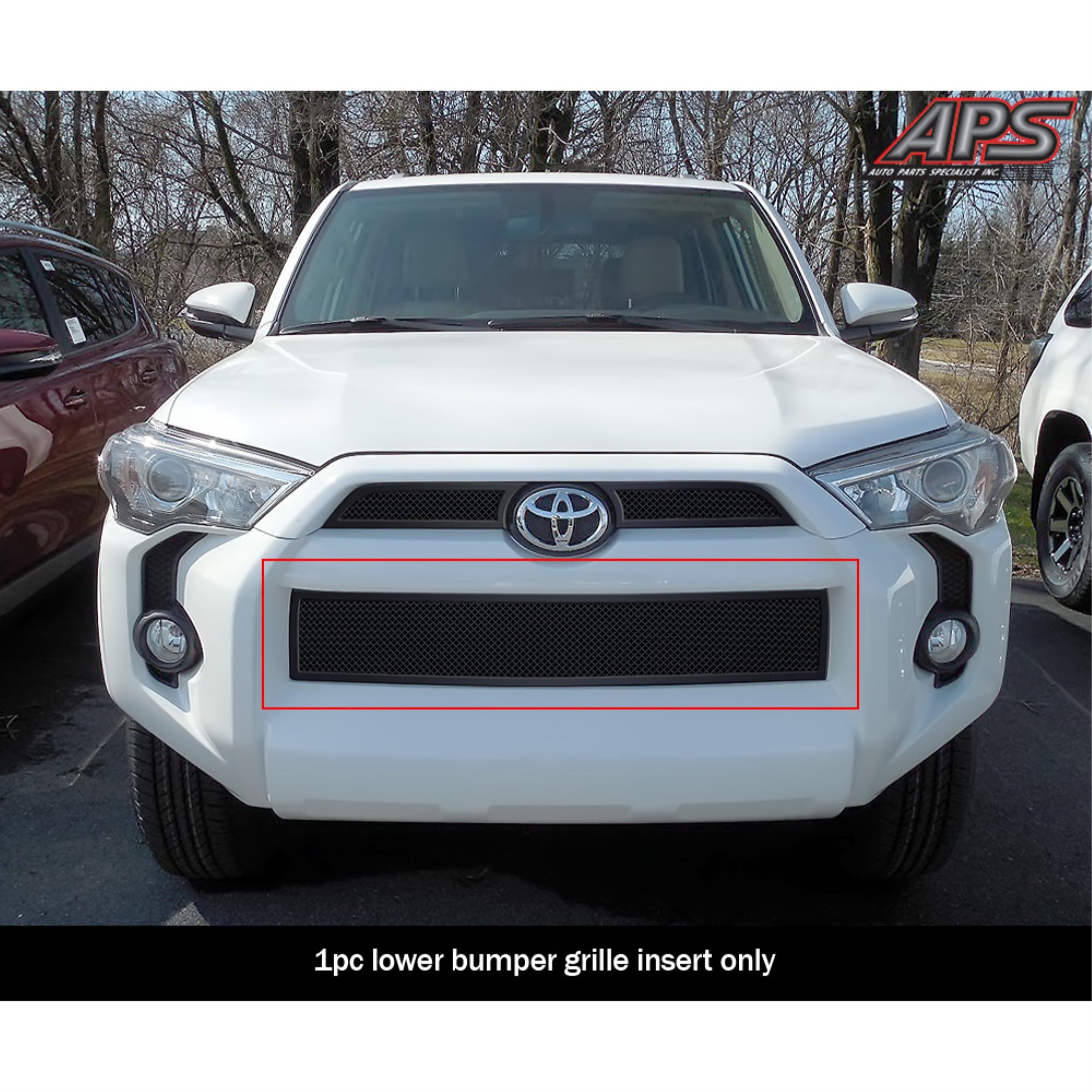 2014-2022 Toyota 4Runner Not For Limited Edition Stainless Steel Black Powder Coated Finish 1.8 Mm Wire Mesh Black Wire Mesh Grille