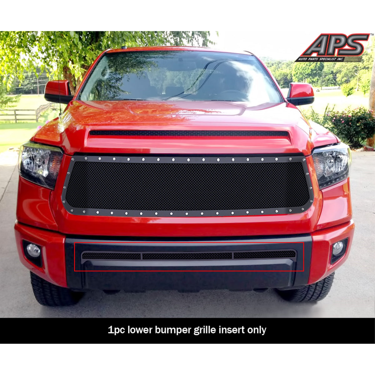 2014-2021 Toyota Tundra Stainless Steel Black Powder Coated Finish 1.8 Mm Wire Mesh Black Wire Mesh Grille
