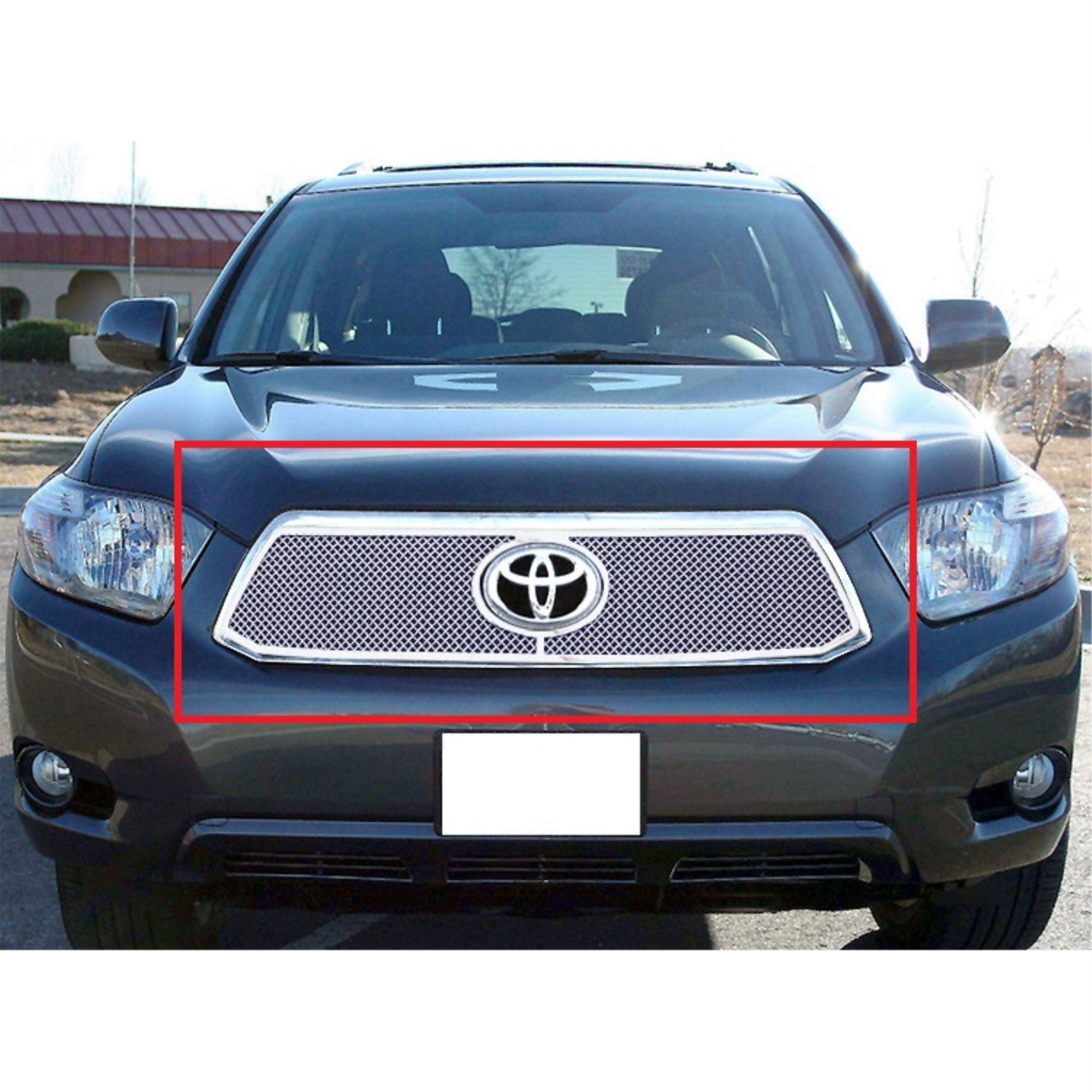 2008-2010 Toyota Highlander Hybrid Stainless Steel Polished Finish 1.8 Mm Wire Mesh Mesh Grille