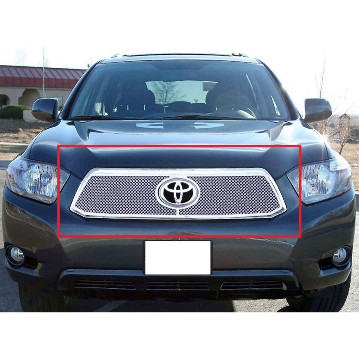 2008-2010 Toyota Highlander Hybrid Stainless Steel Polished Finish 1.8 Mm Wire Mesh Mesh Grille