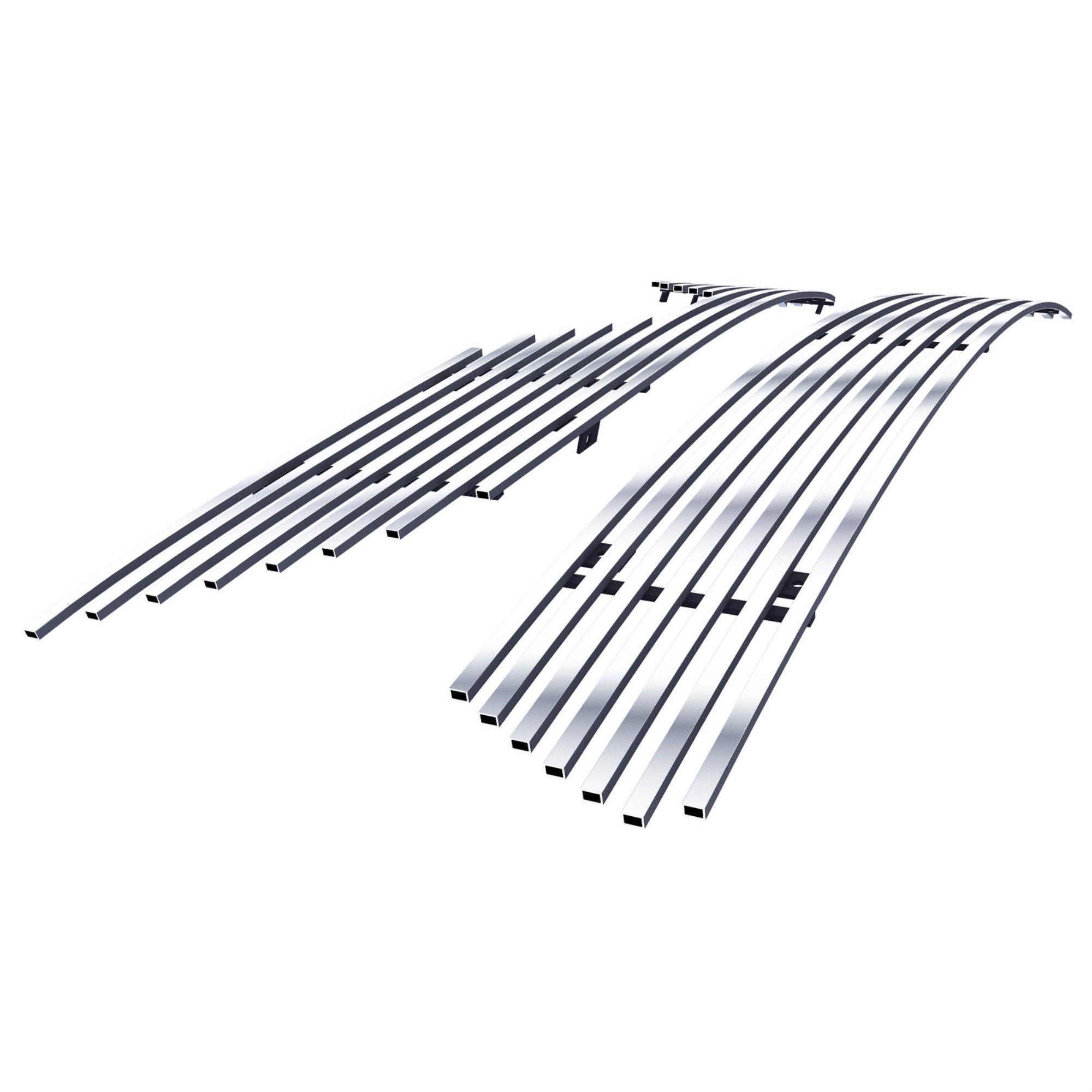 2011-2013 Toyota Corolla 8X6 HORIZONTAL BILLET Stainless Steel Billet Grille