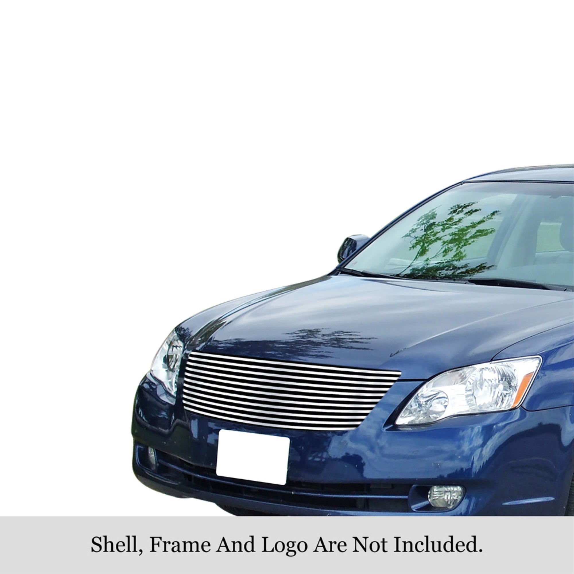 2006-2007 Toyota Avalon Stainless Steel Silver Hairline Finish Finish 8X6 Horizontal Billet Stainless Steel Billet Grille