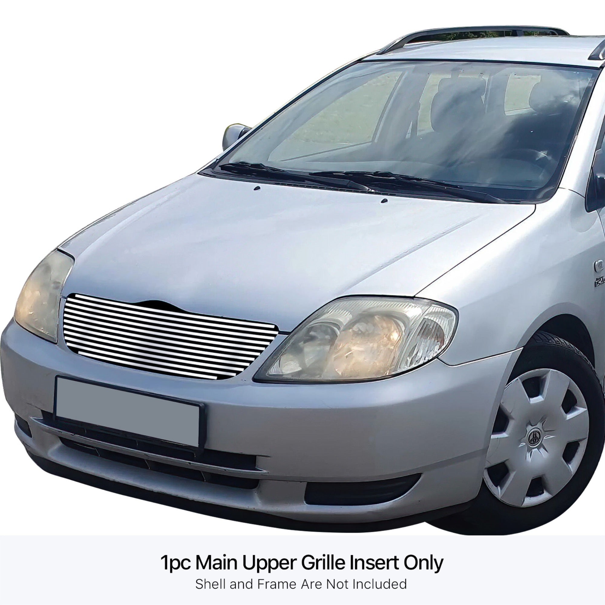 Stainless Steel Main Upper Stainless Steel Billet Grille 2003-2004 Toyota Corolla