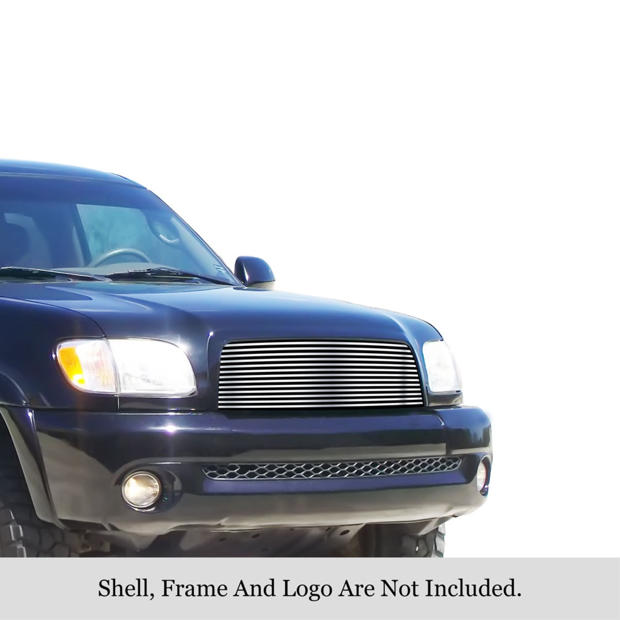 2003-2006 Toyota Tundra 304 Stainless Steel Polished Finish 8X6 Horizontal Billet Stainless Steel Billet Grille