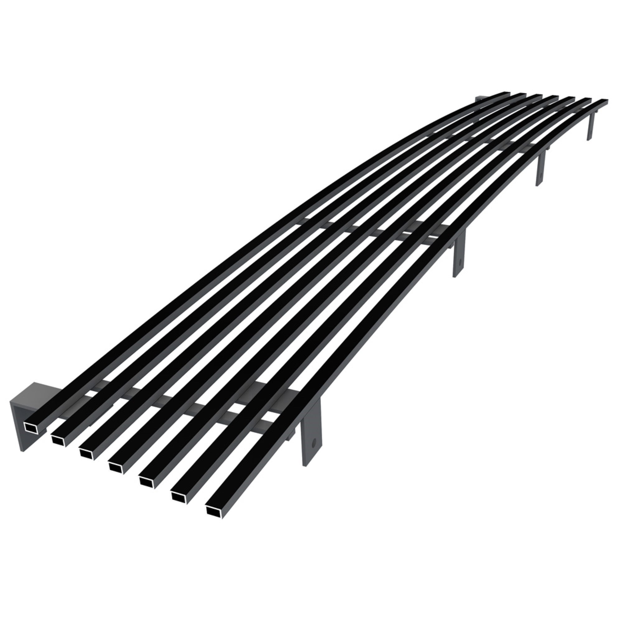 1992-1995 Toyota 4Runner 8X6 HORIZONTAL BILLET Black Stainless Steel Billet Grille