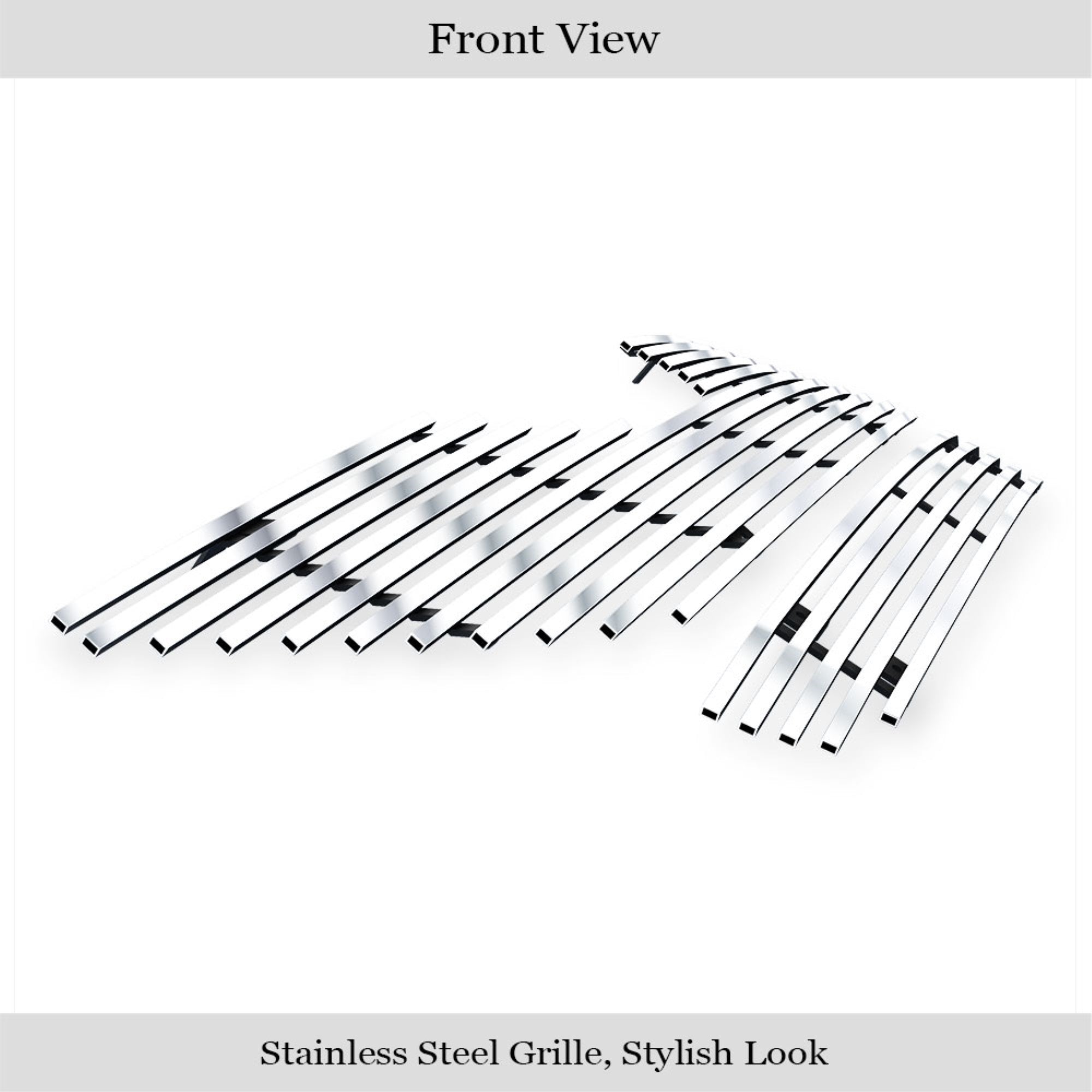 2007-2009 Toyota Camry 8X6 HORIZONTAL BILLET Stainless Steel Billet Grille