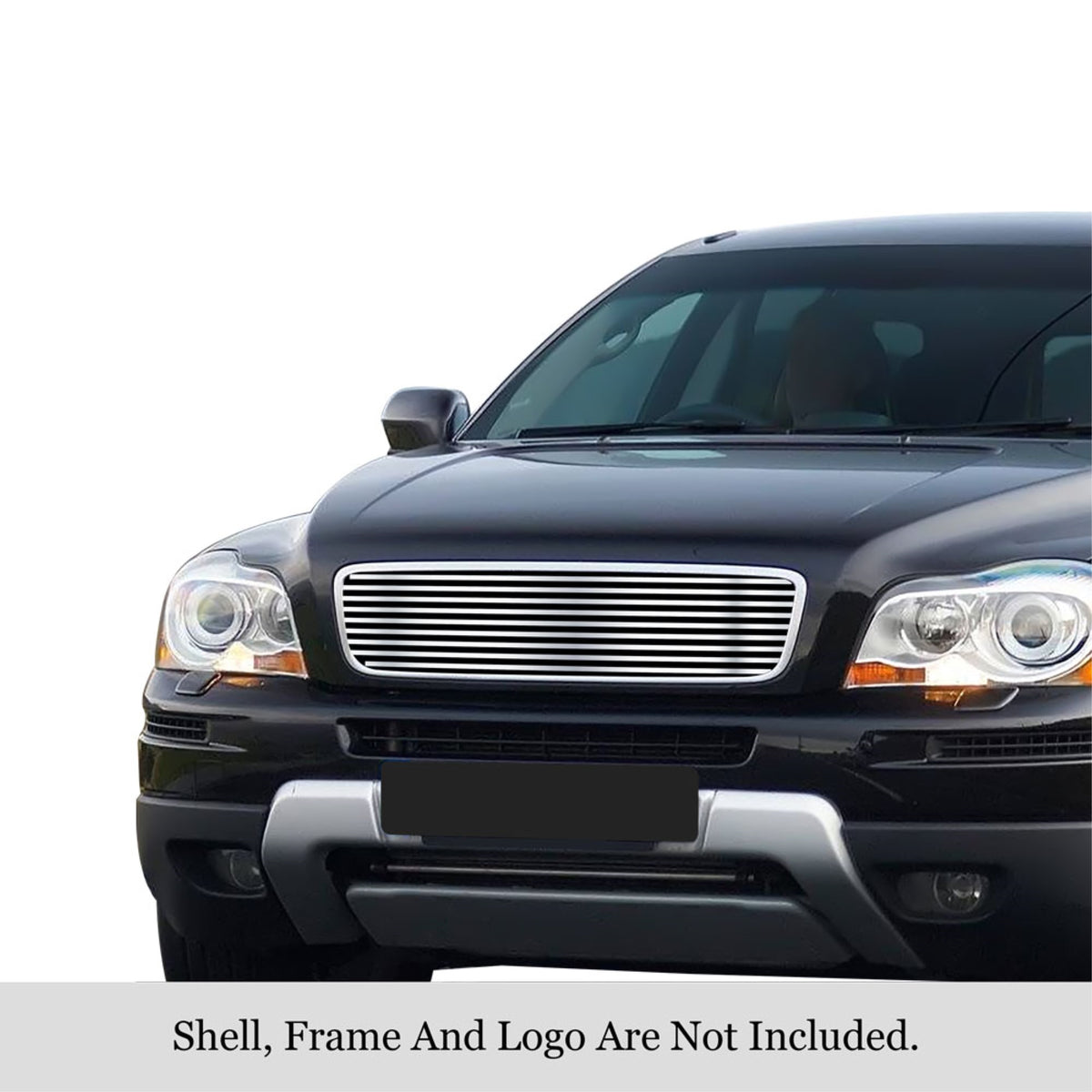 2003-2006 Volvo Xc90 304 Stainless Steel Polished Finish 8X6 Horizontal Billet Stainless Steel Billet Grille
