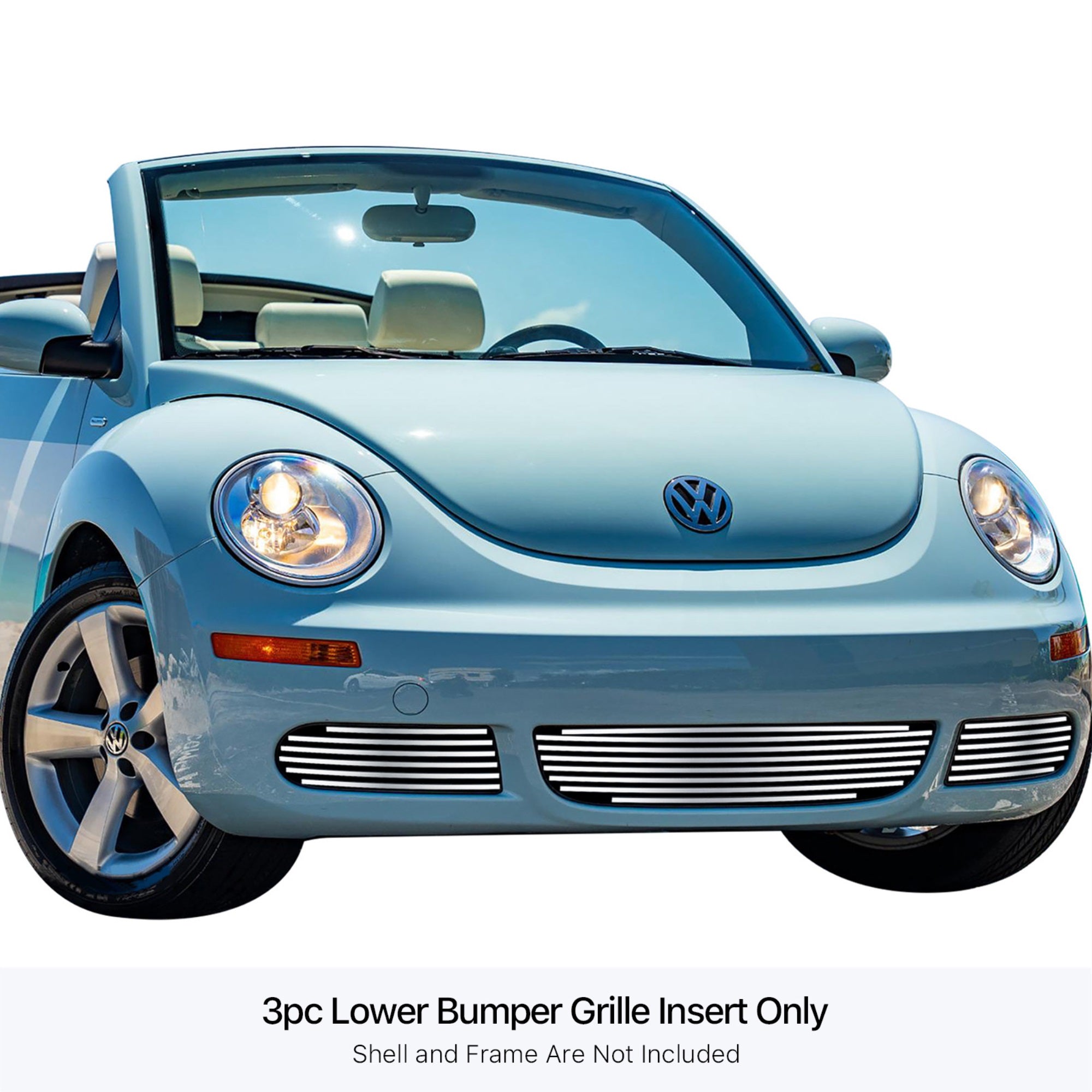 Stainless Steel Lower Bumper Stainless Steel Billet Grille 2006-2011 Volkswagen Beetle