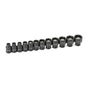 1/4 Drive 12 Pc. Metric Magnetic Impact Socket Set