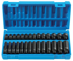 28 Pc. 1/4 Drive Standard And Deep Length Metric Master Set