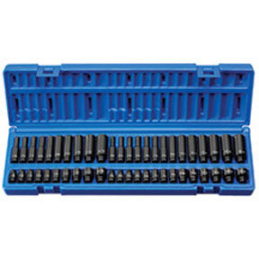 1/4Dr Std&Dp Sae/Mm Skt Set