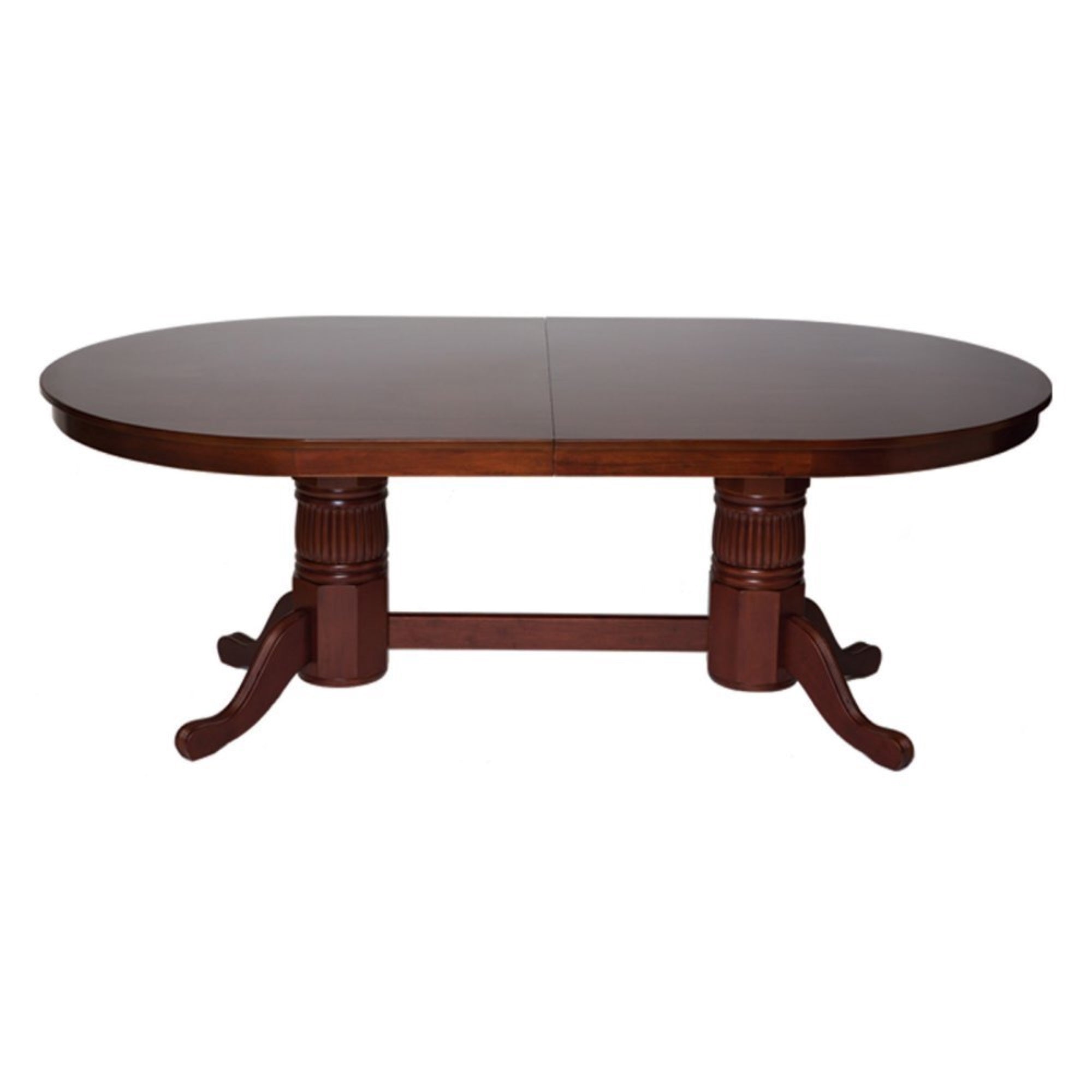84″ TEXAS HOLD'EM GAME TABLE DINING TOP- CHESTNUT