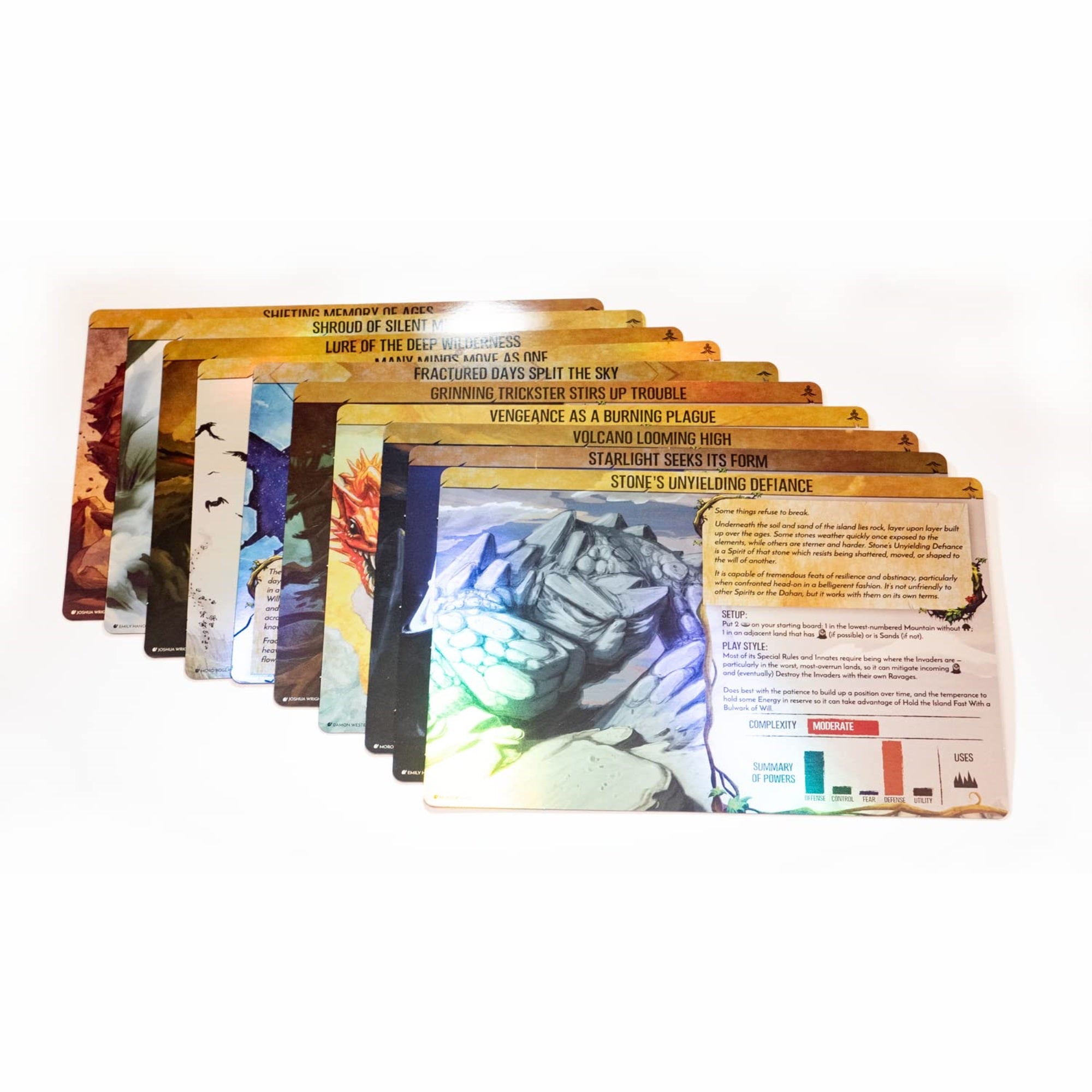 Greater Than Games Spirit Island: Jagged Earth - Premium Foil Spirit Panels, Multi