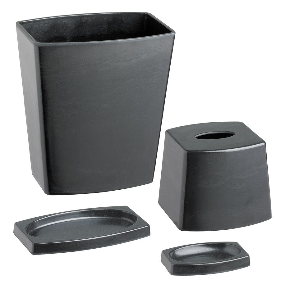 My Earth Black 4 Pc Bathroom Set
