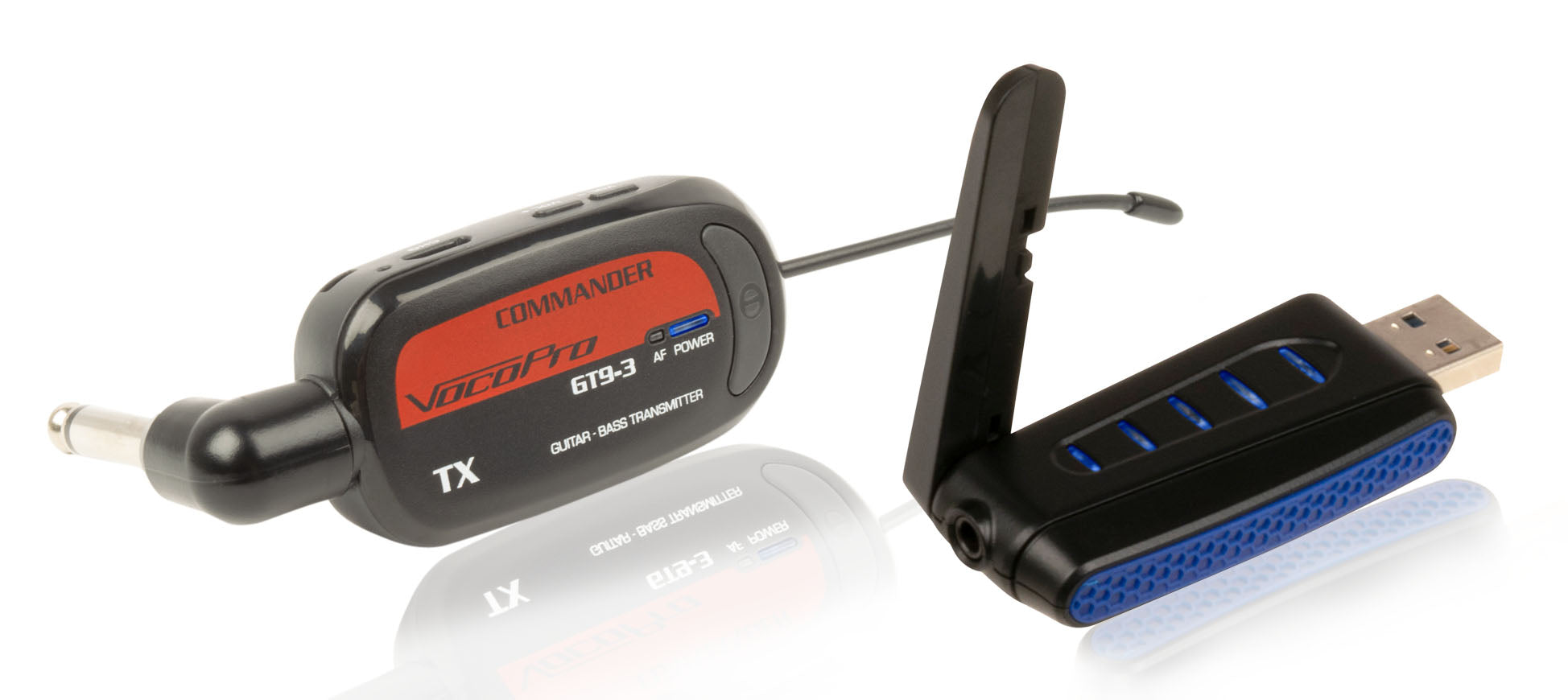 Wireless Guitar to USB Streamer 90 degree