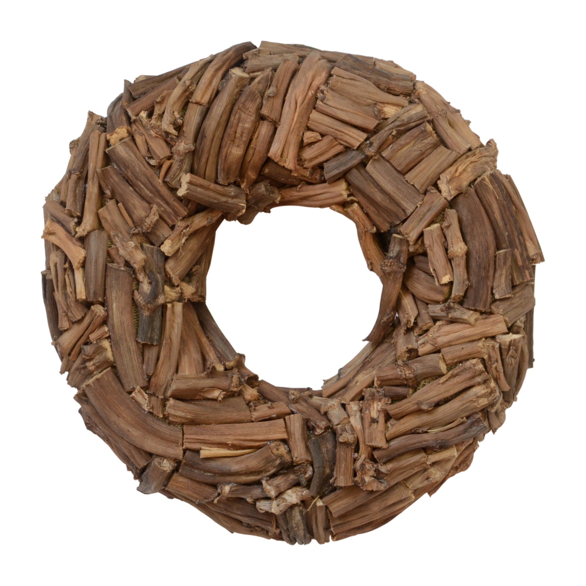 20” Natural Banana Stick Cut Wreath