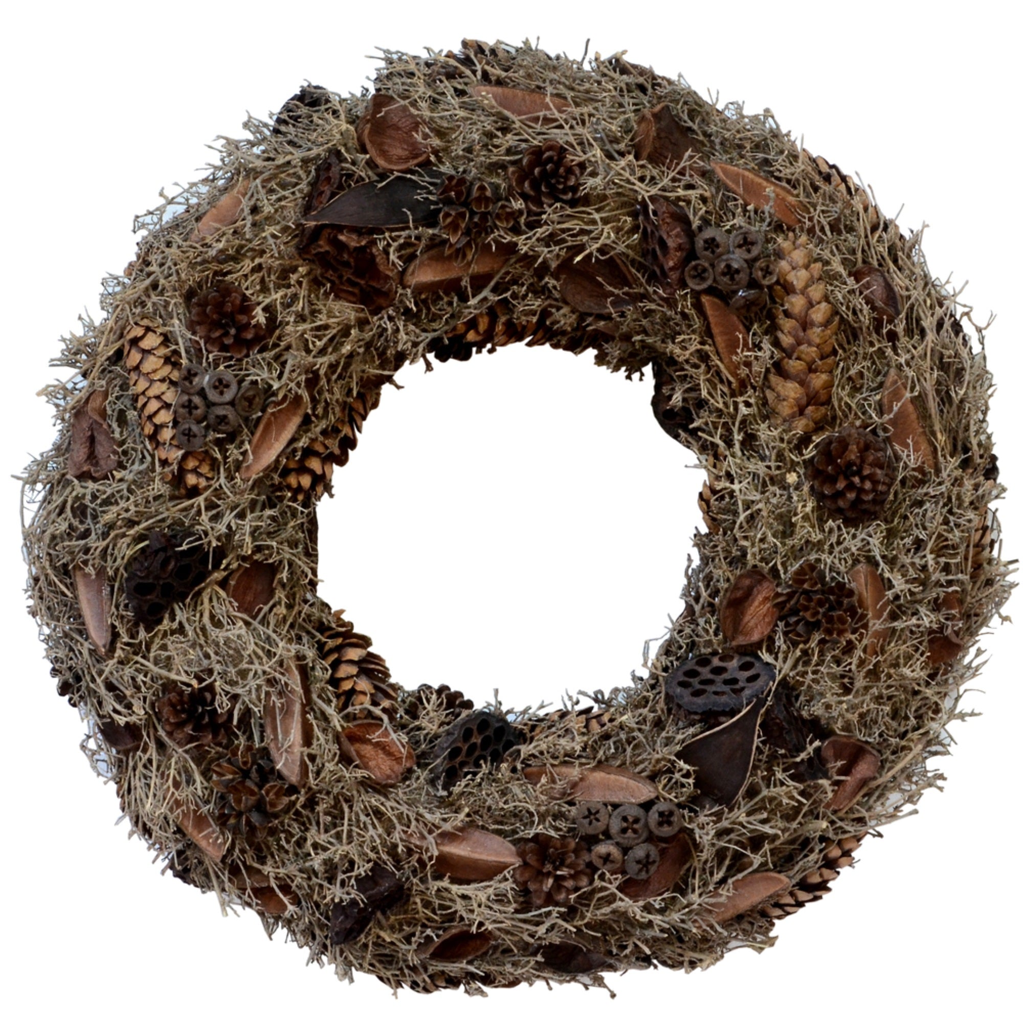 25” Natural Mixed Wreath