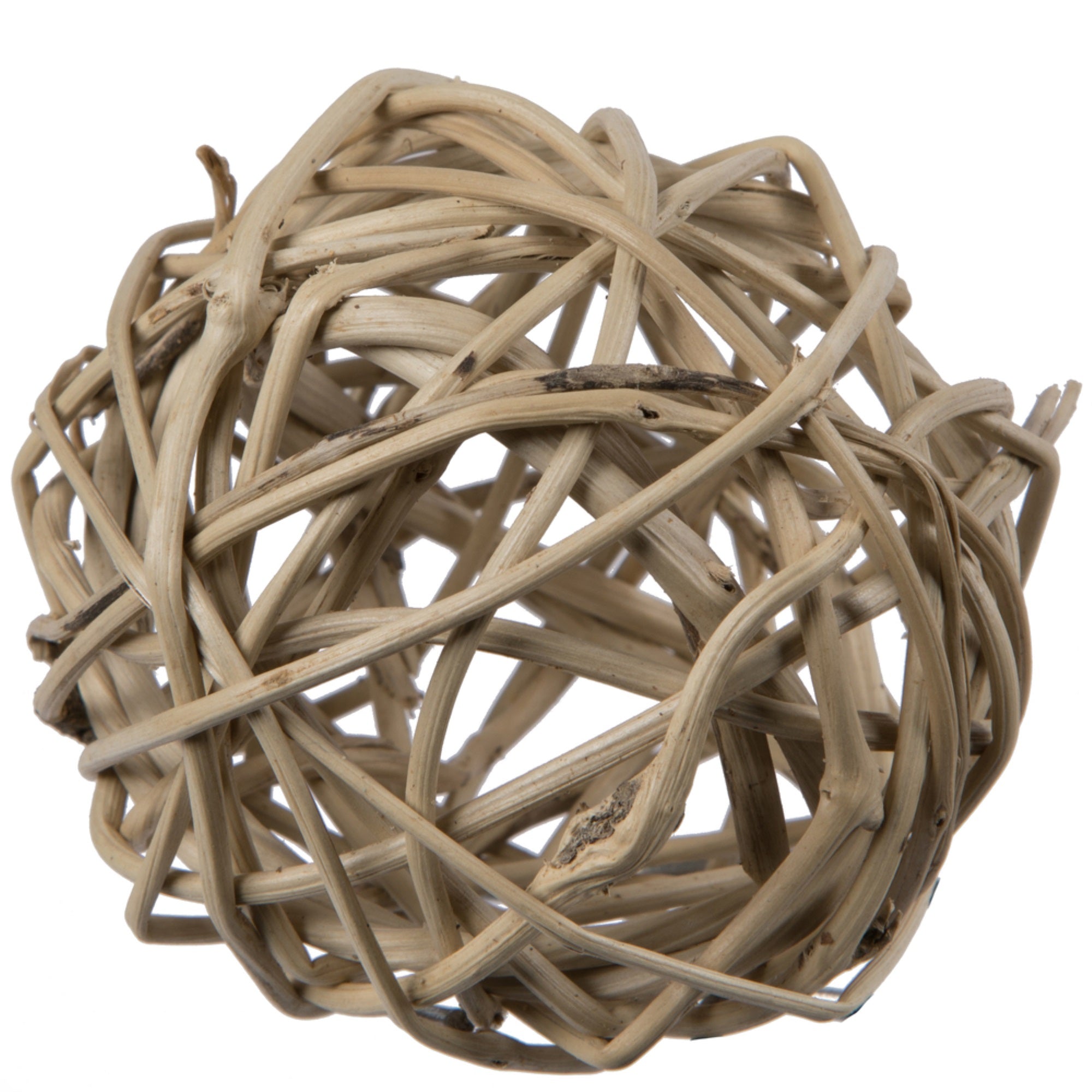 Vickerman Natural Botanicals 2.4” Lata Ball Natural White. Includes 50 Pieces per Pack