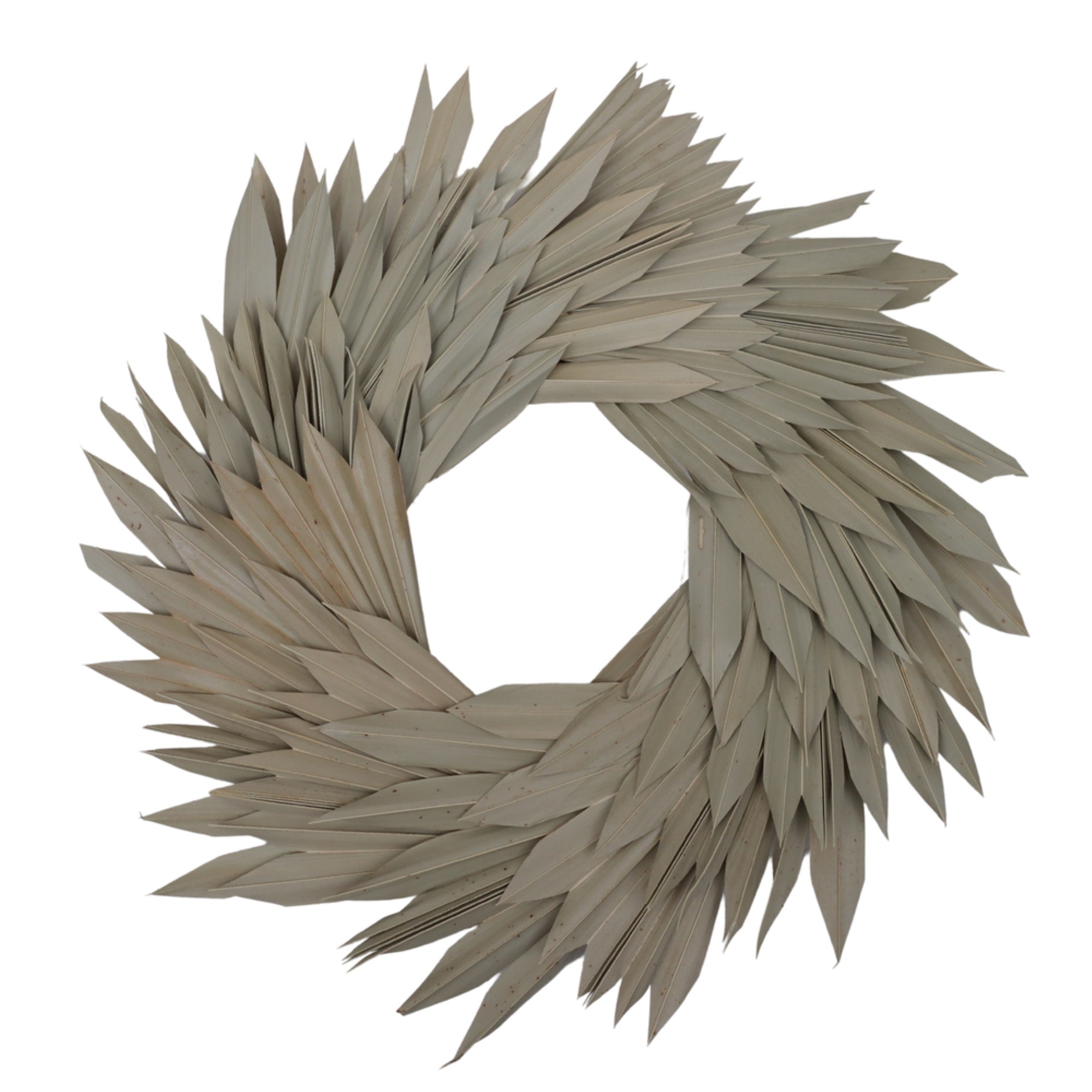 17” Natural Palm Sun Wreath