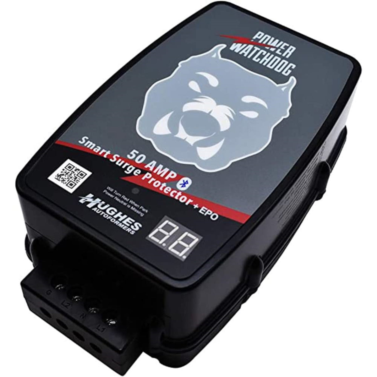 50A Gen I Power Watchdog Rv Surge Protector W/Bluetooth+Epo Shut Offhardwiredblk