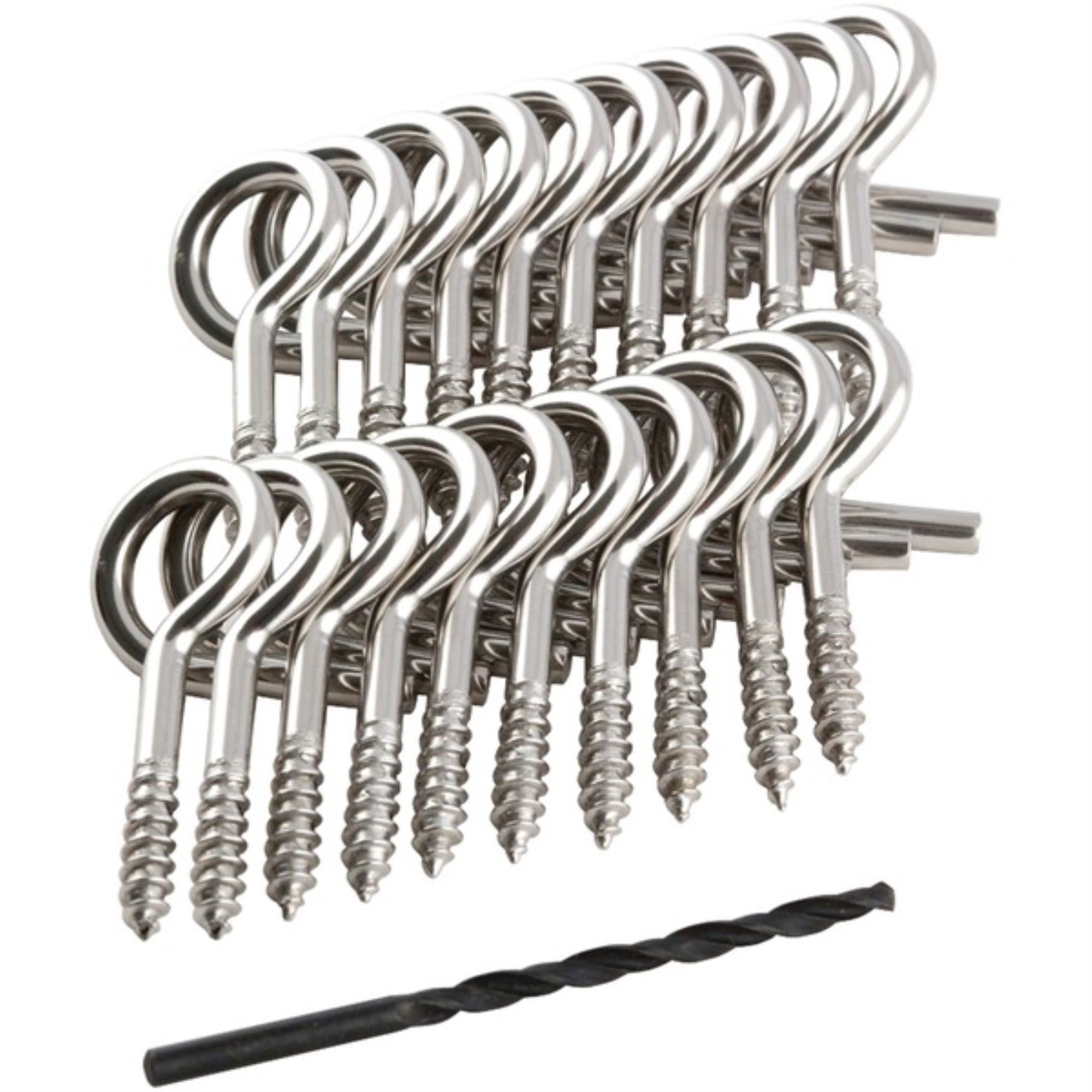 Hangman Qh-20 Stainless Steel Outdoor Christmas Light Q-Hangers, 20 Pk