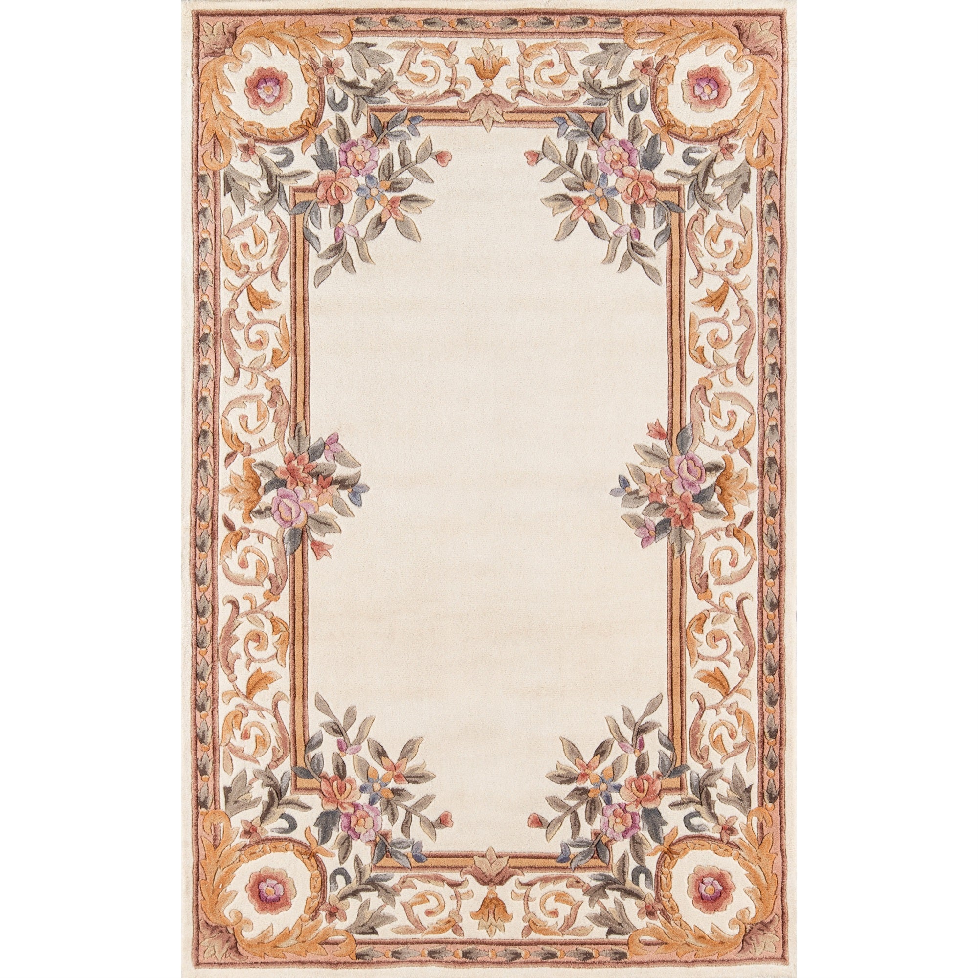 Momeni Harmony India HAI-7/Ivory -4' X 4' Round