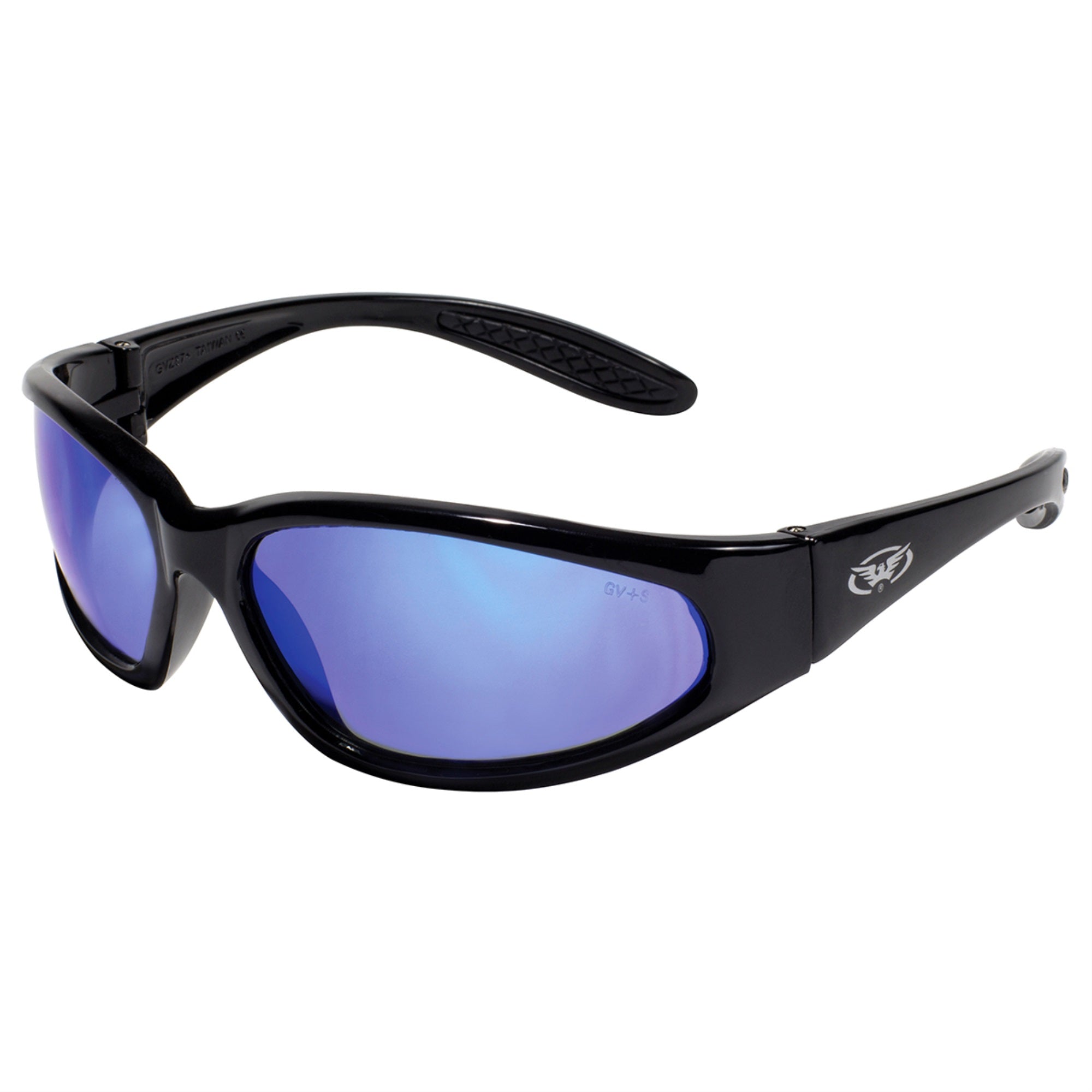 Herc  Gtec Blue Mirror Lense  Black Frm