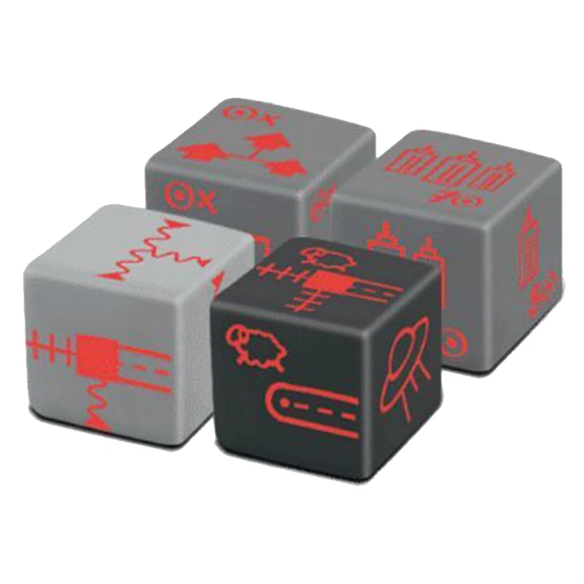 Horrible Guild: Railroad Ink Challenge: Futuristic Expansion Red, Expansions Can Be Added To Any Railroad Ink Or Railroad Ink Challenge Base Game, For 1 To 6 Players, Ages 8 And Up