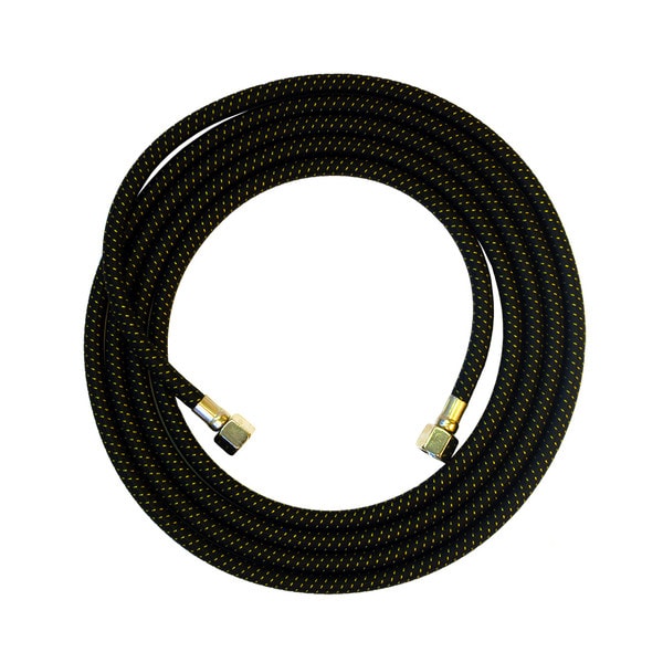 Paasche Airbrush Hl-3/16-6, 6' Braided Air Hose, Black & Yellow