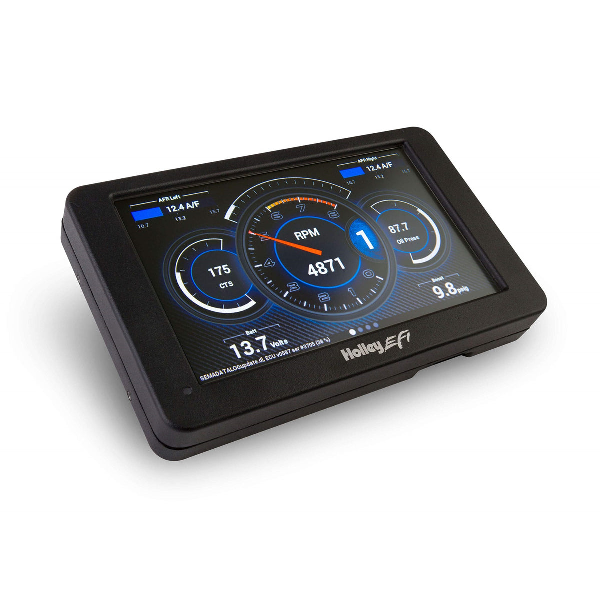 Holley Efi 553-106 Electronic Digital Dash - 7.5 Inch W X 4.625 Inch T