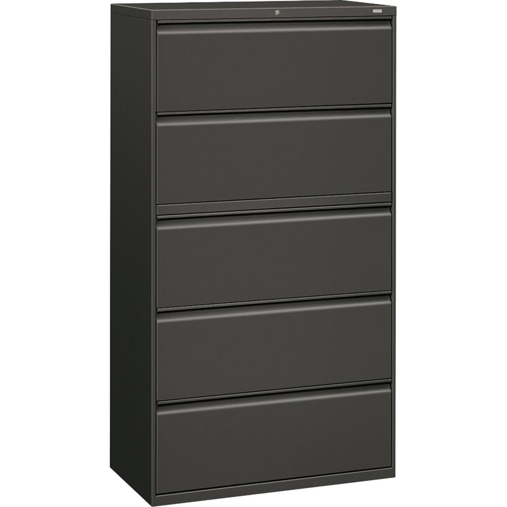 Hon Brigade 800 Series 5-Drawer Lateral - 36 X 18 X 64.3 - 2 X Shelf(Ves) - 5 X Drawer(S) For File - A4, Legal, Letter - Lateral
