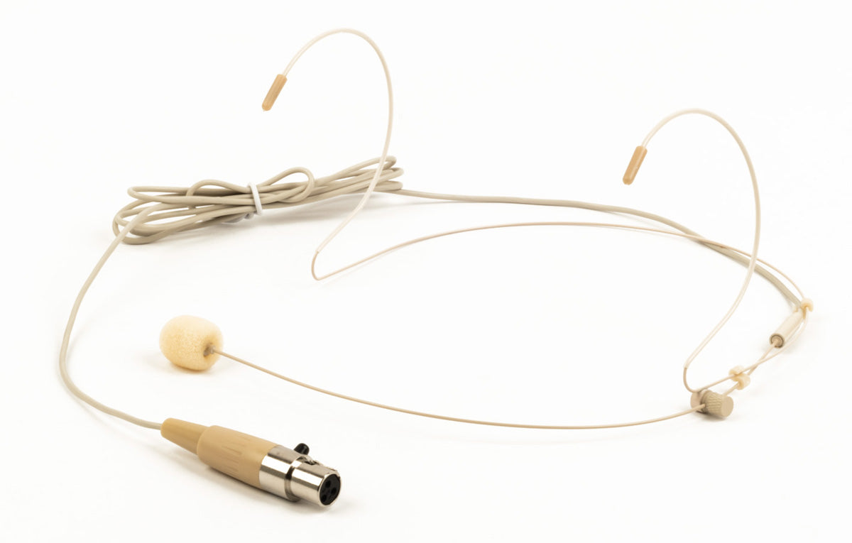 UHF Headset Mic super light beige color